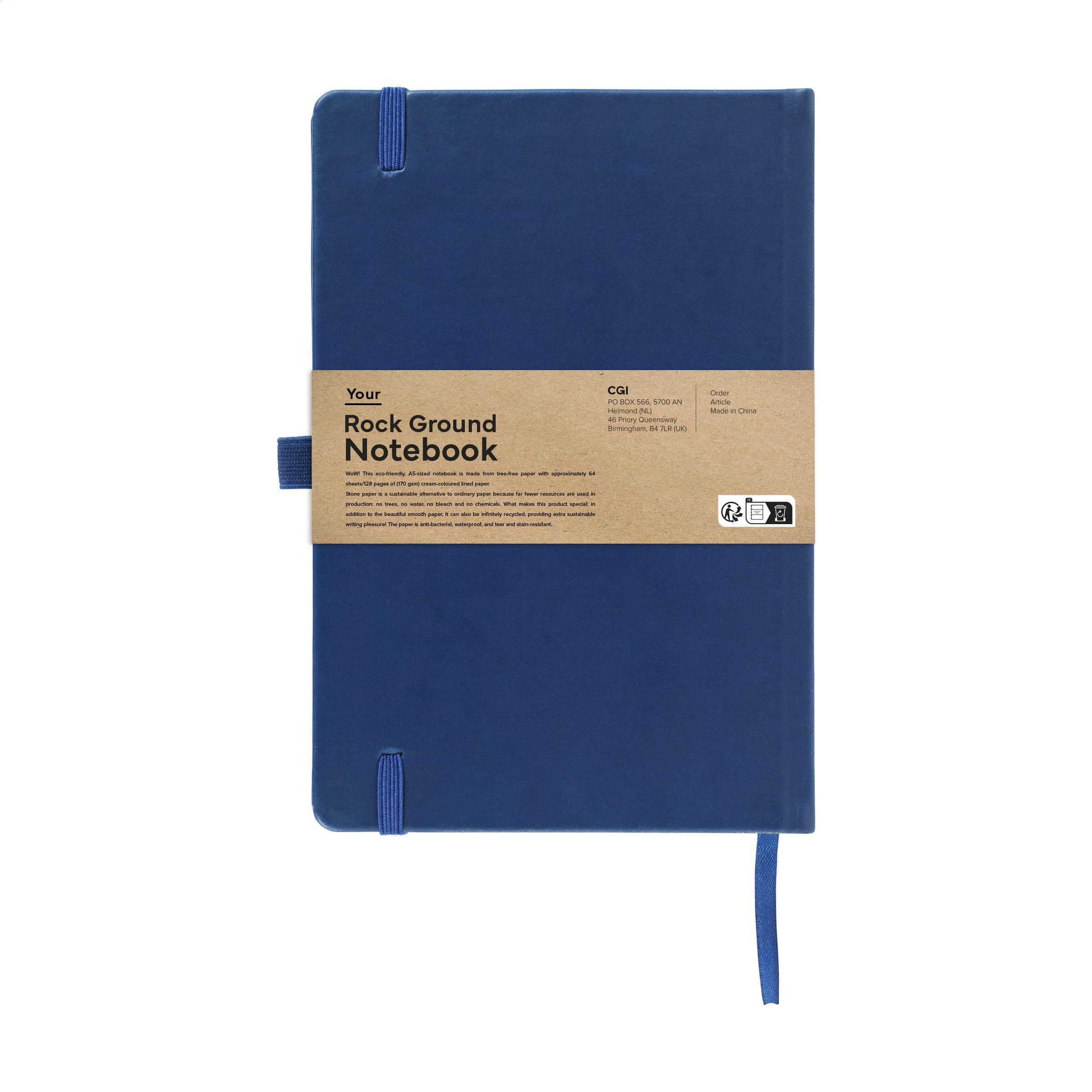 Carnet de notes A5 Rock Ground en situation