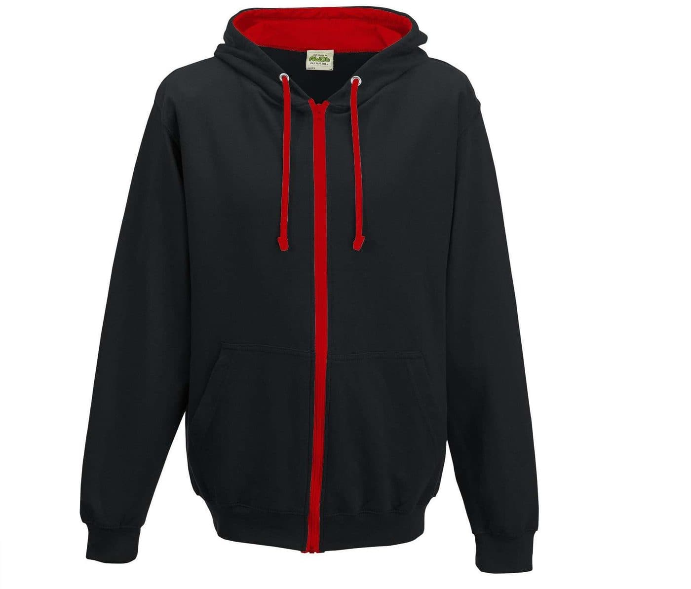 VARSITY ZOODIE coloris Noir jais / Rouge feu
