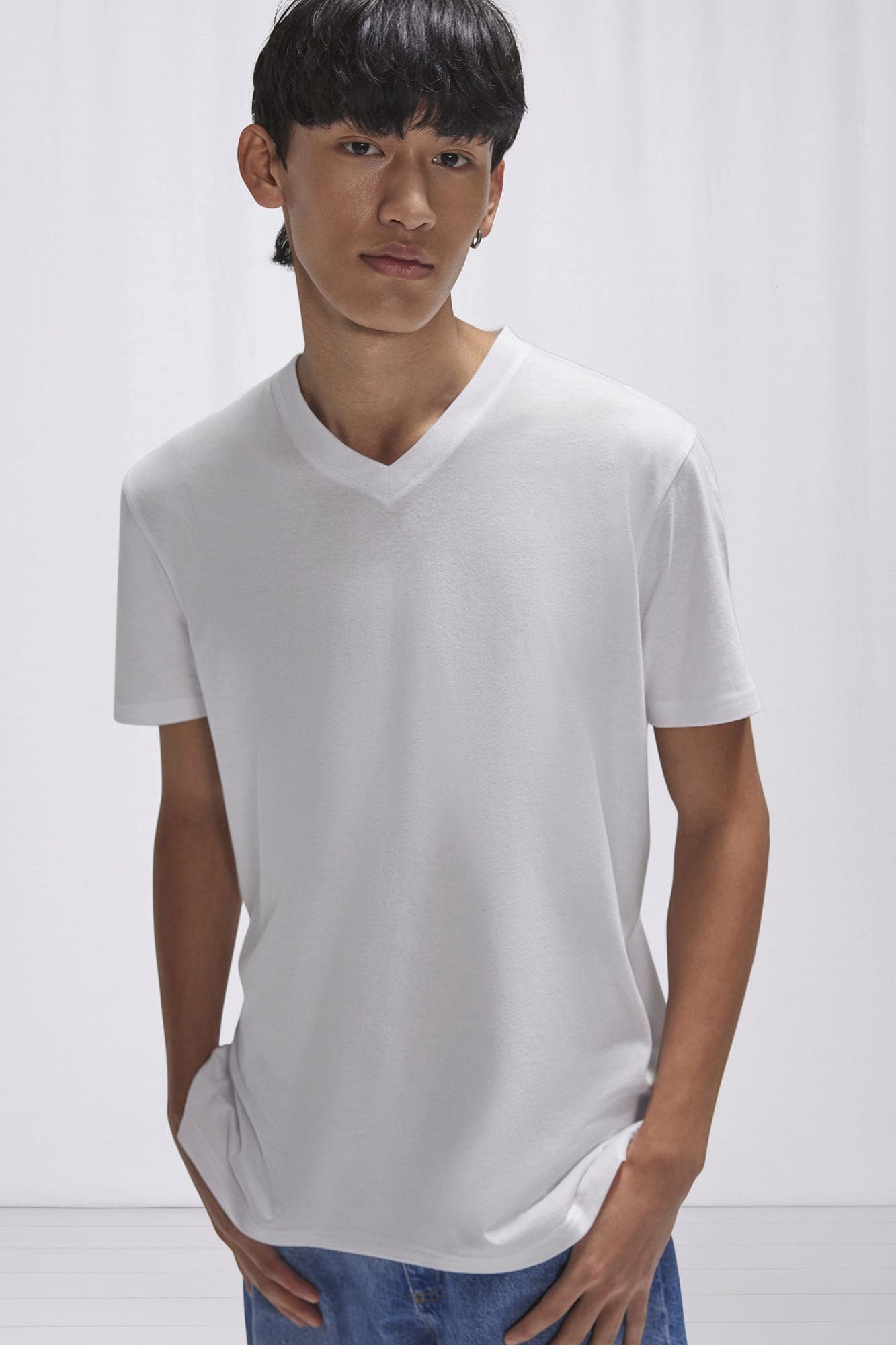 T-shirt col V #150