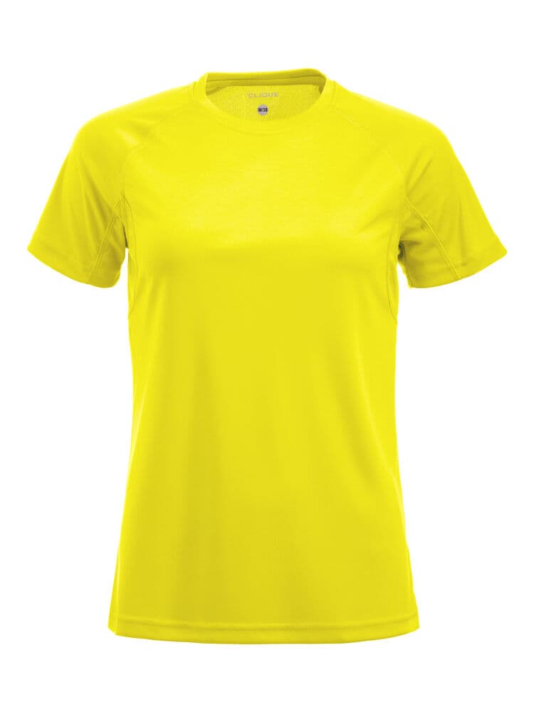Clique Premium Active-T Women coloris Jaune haute visibilité