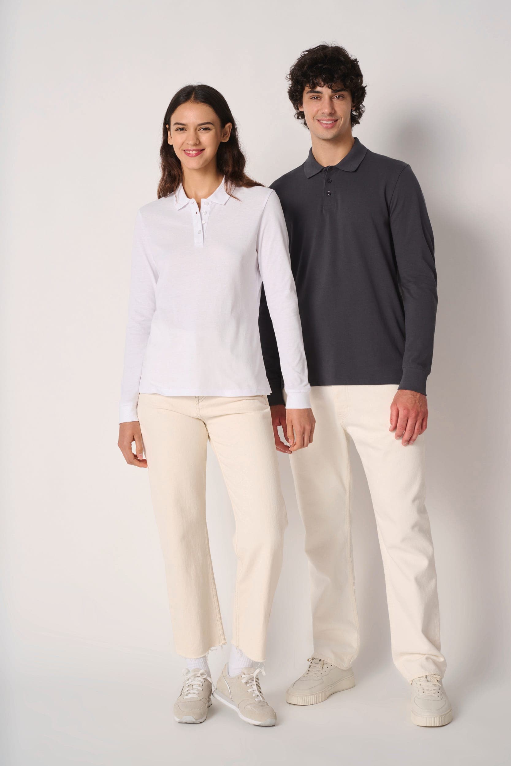 Polo piqué LSL homme en situation
