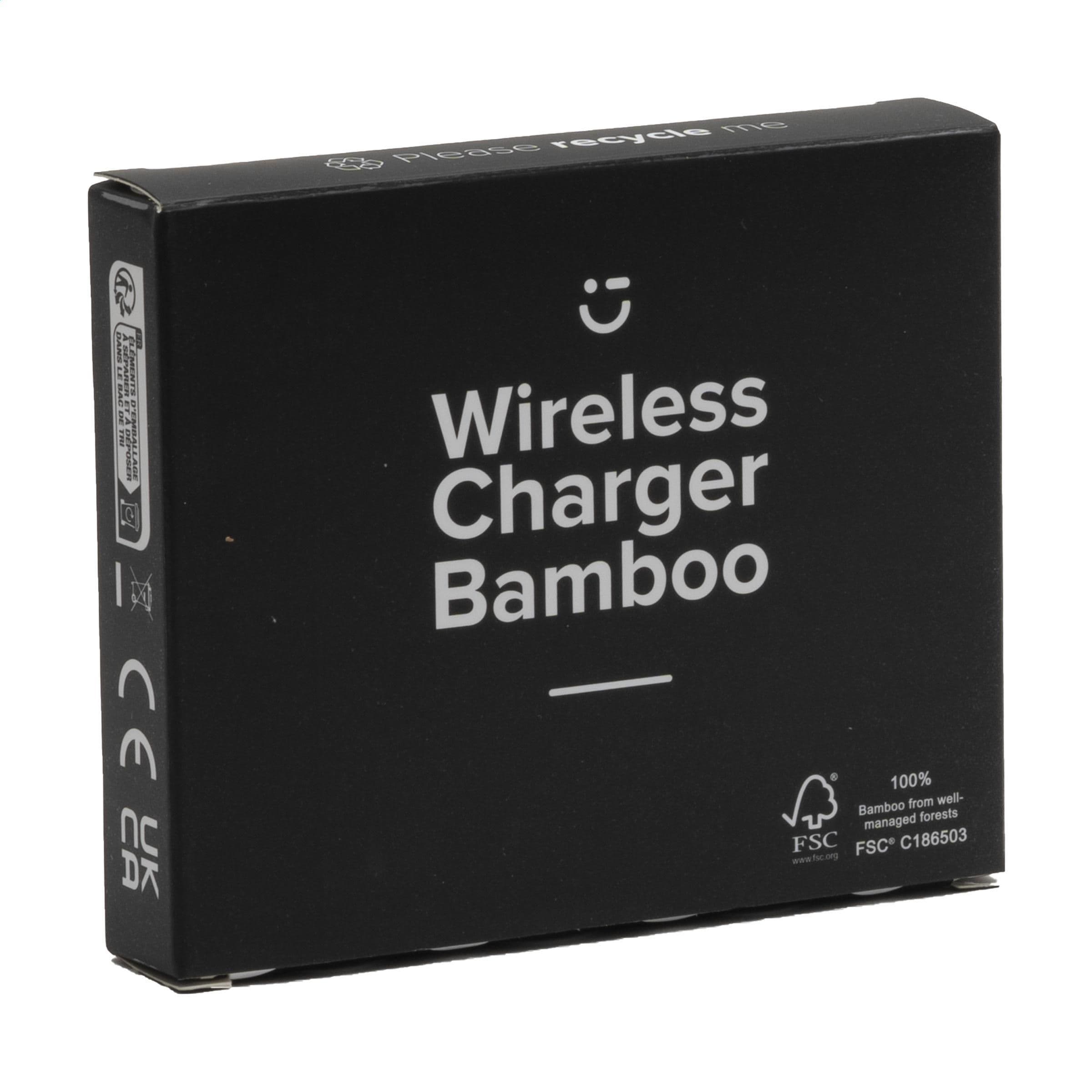 Chargeur sans fil Bamboo 15W en situation