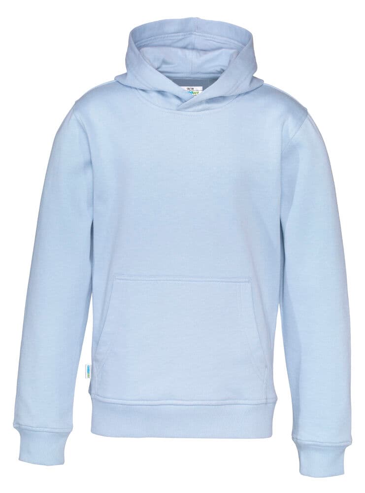 HOODIE ENFANT - CERTIFIÉ GOTS coloris Bleu Clair