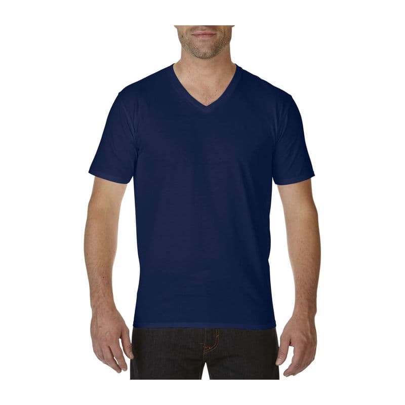 PREMIUM COTTON® ADULT V-NECK T-SHIRT coloris Marine
