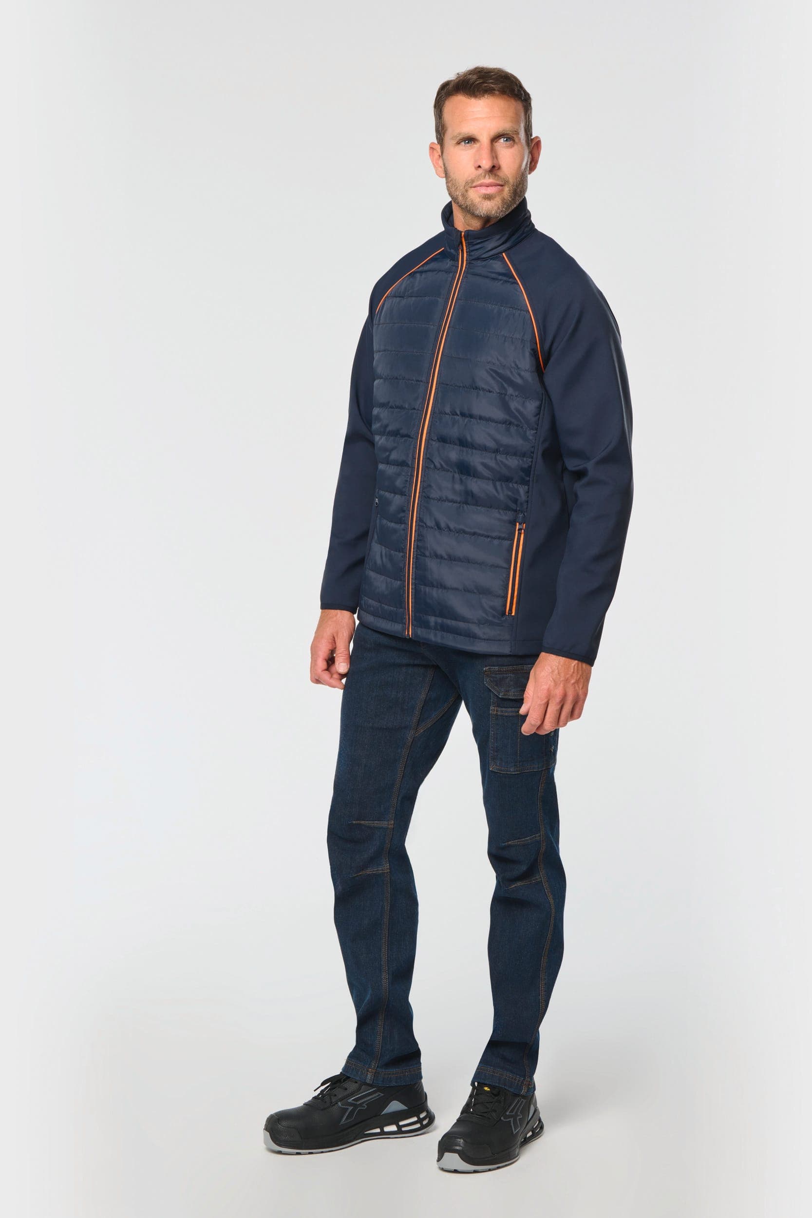 Veste Day To Day bi-matière unisexe en situation
