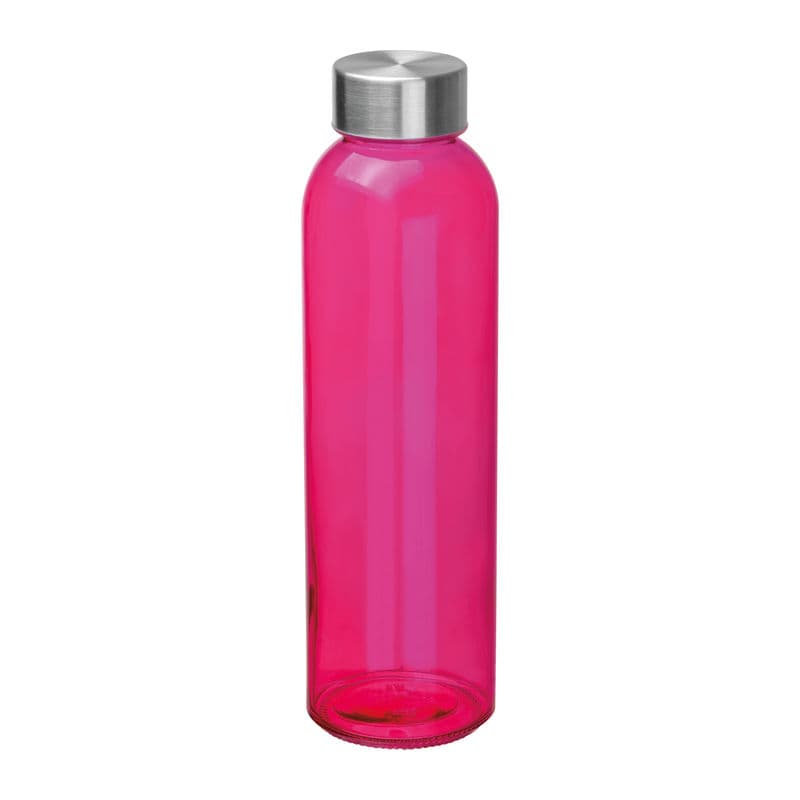 Bouteille en verre « Indianapolis » coloris Rose