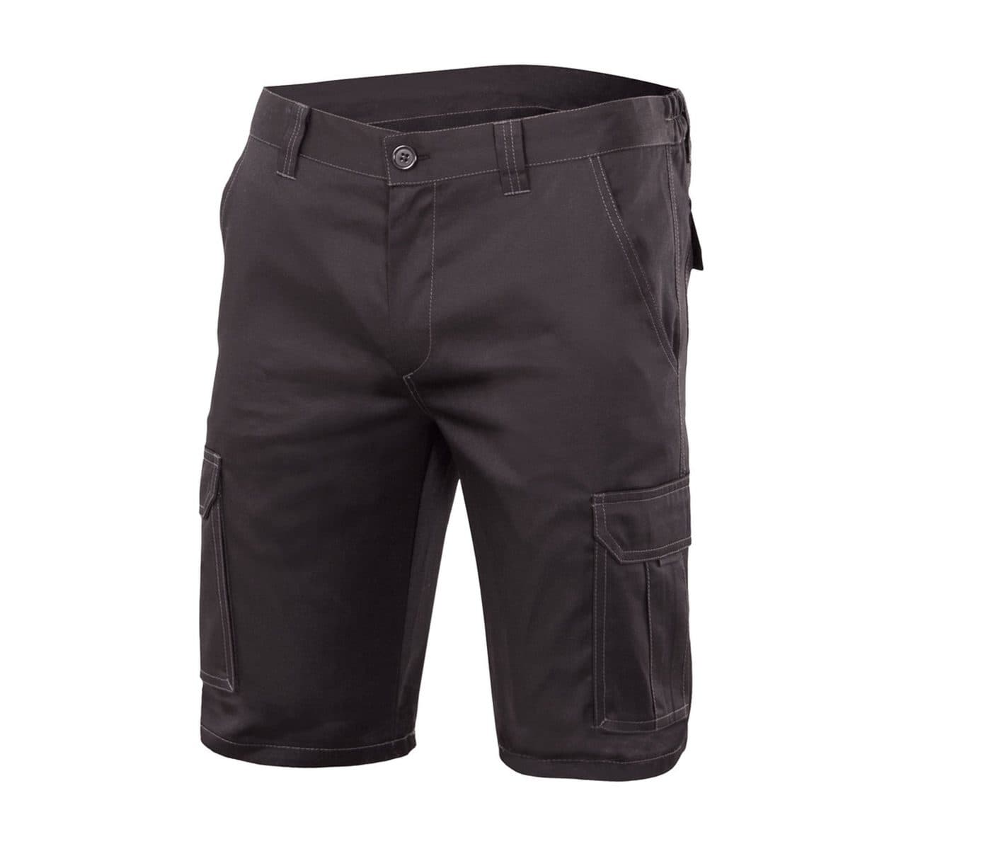 BERMUDA STRETCH MULTIPOCHES coloris Noir