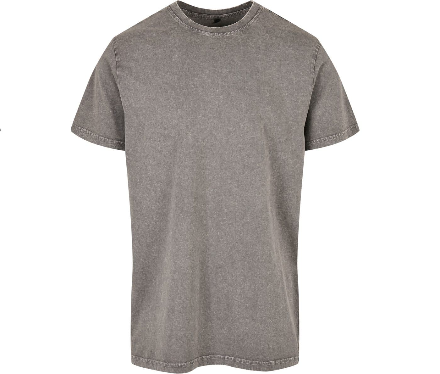 ACID WASHED ROUND NECK TEE