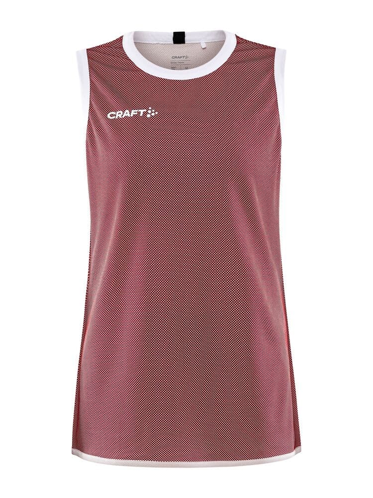 Craft Progress reversible basket singlet w coloris Rouge / Blanc