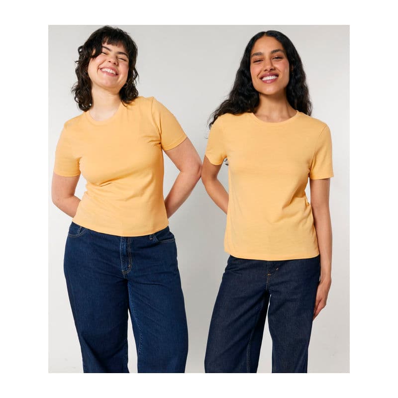 Stella Ella women's fitted t-shirt coloris Nispero