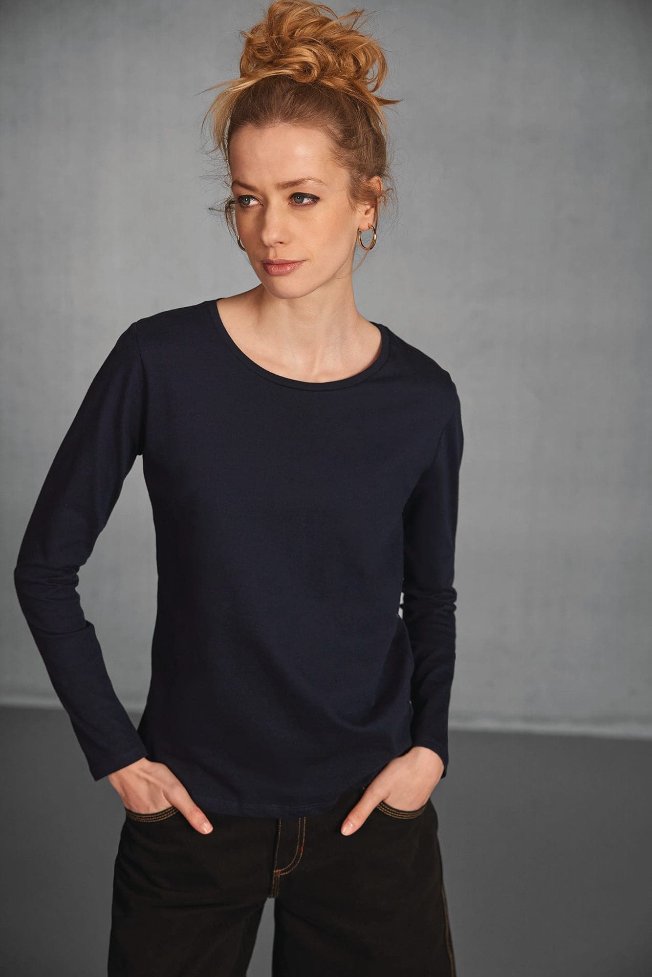 T-shirt manches longues femme #E190 en situation