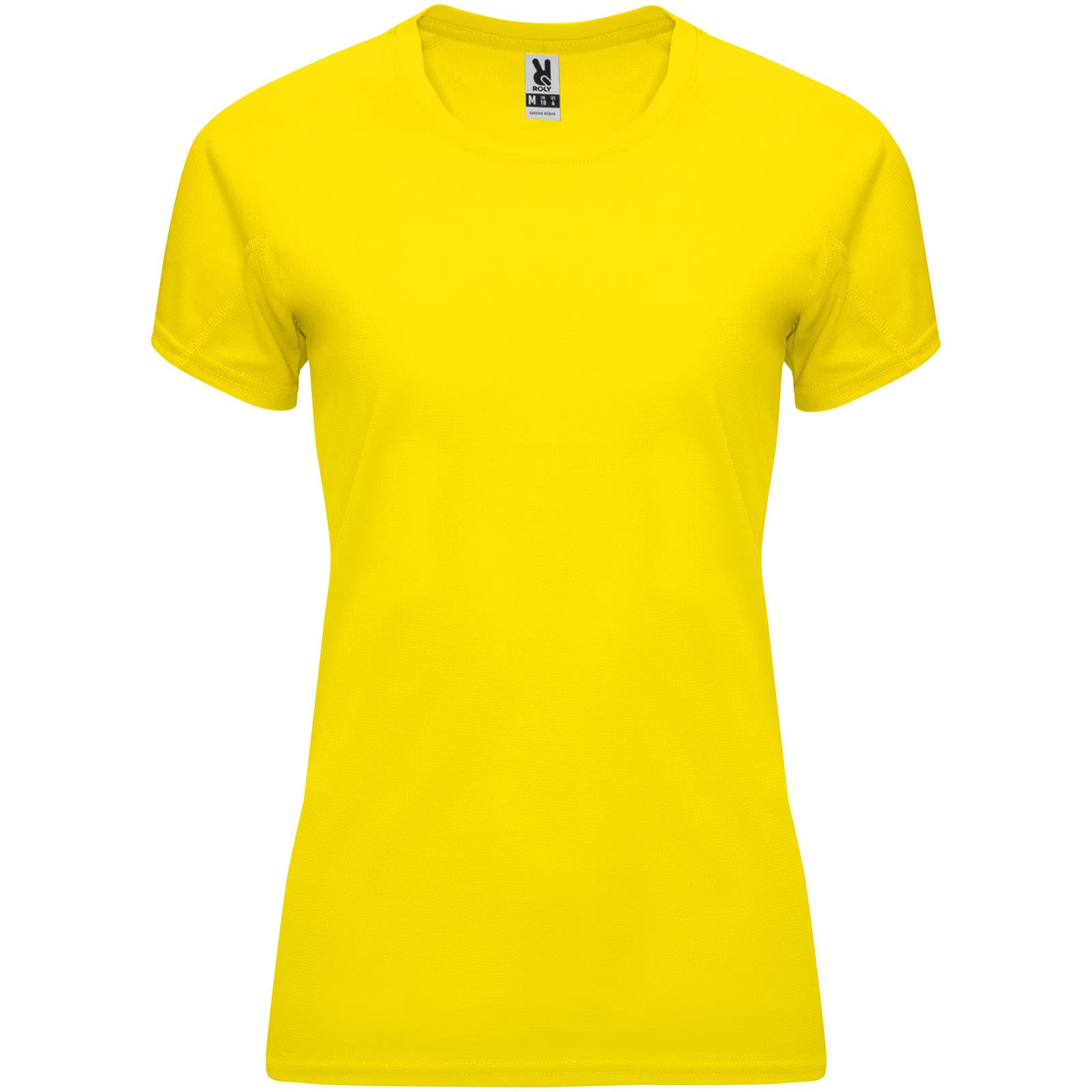 T-shirt de sport de 135 g/m² Bahrain à manches courtes pour femme coloris Jaune