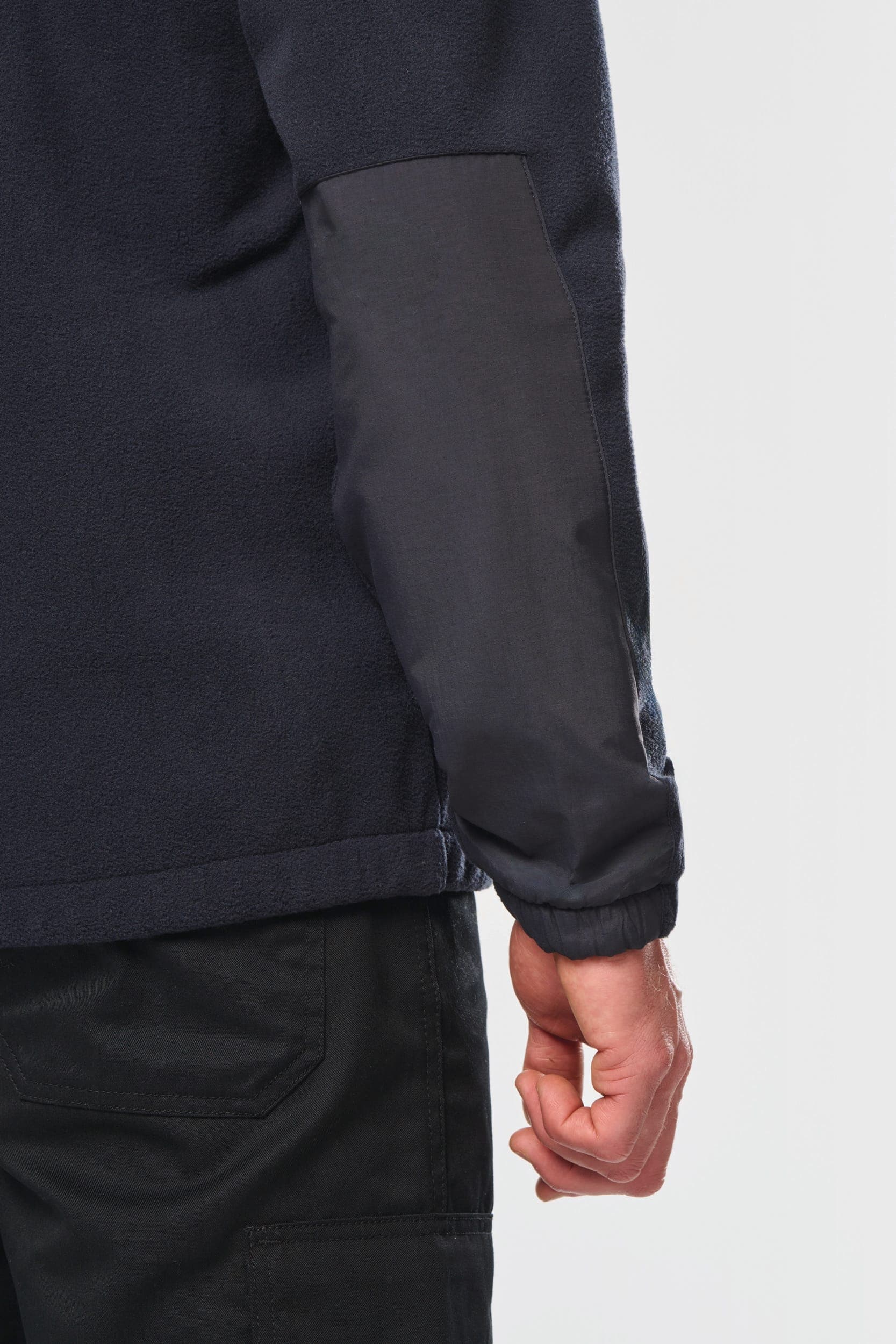 Veste polaire manches amovibles homme en situation