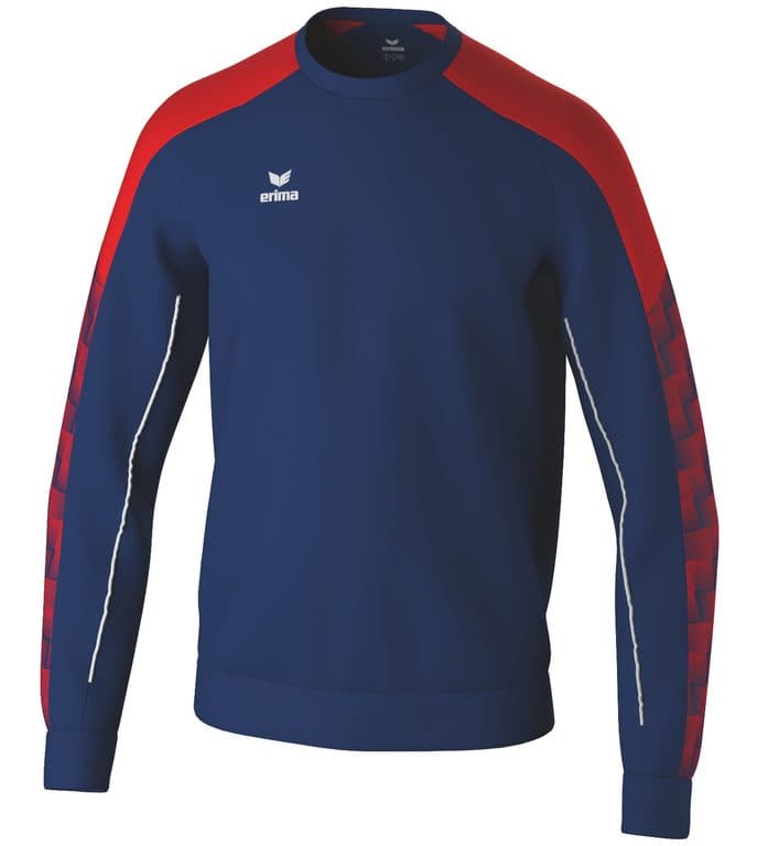 Sweat-shirt EVO STAR coloris Marine / Rouge
