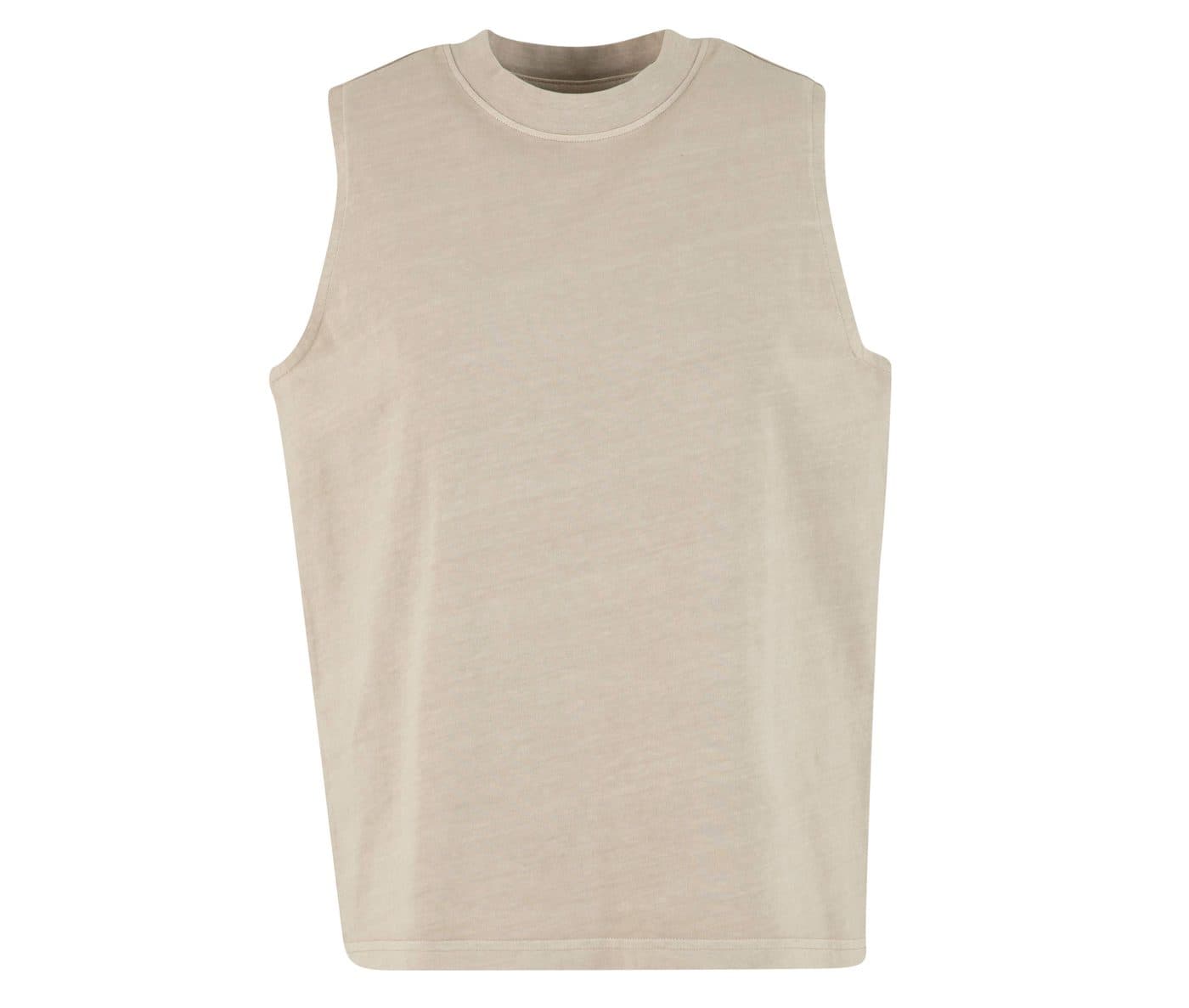LADIES VINTAGE WASHED SLEEVELESS TEE coloris Poussière de craie