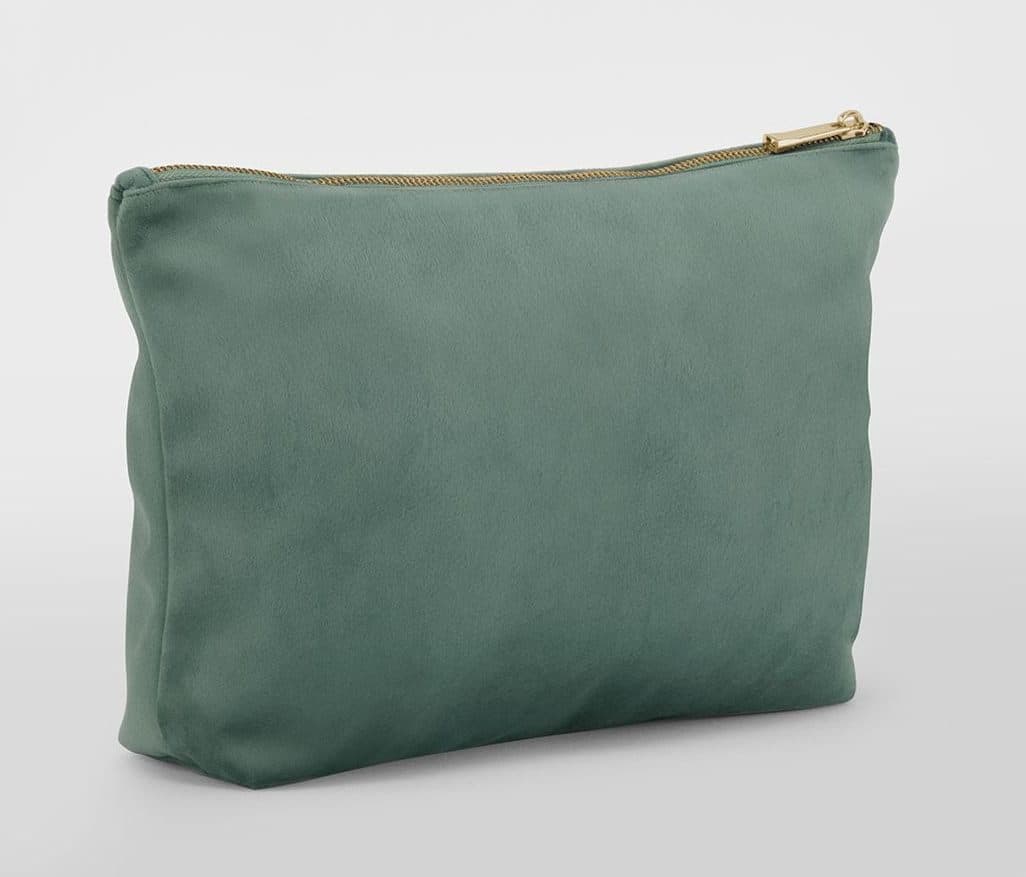 VELVET ACCESSORY BAG coloris Jade