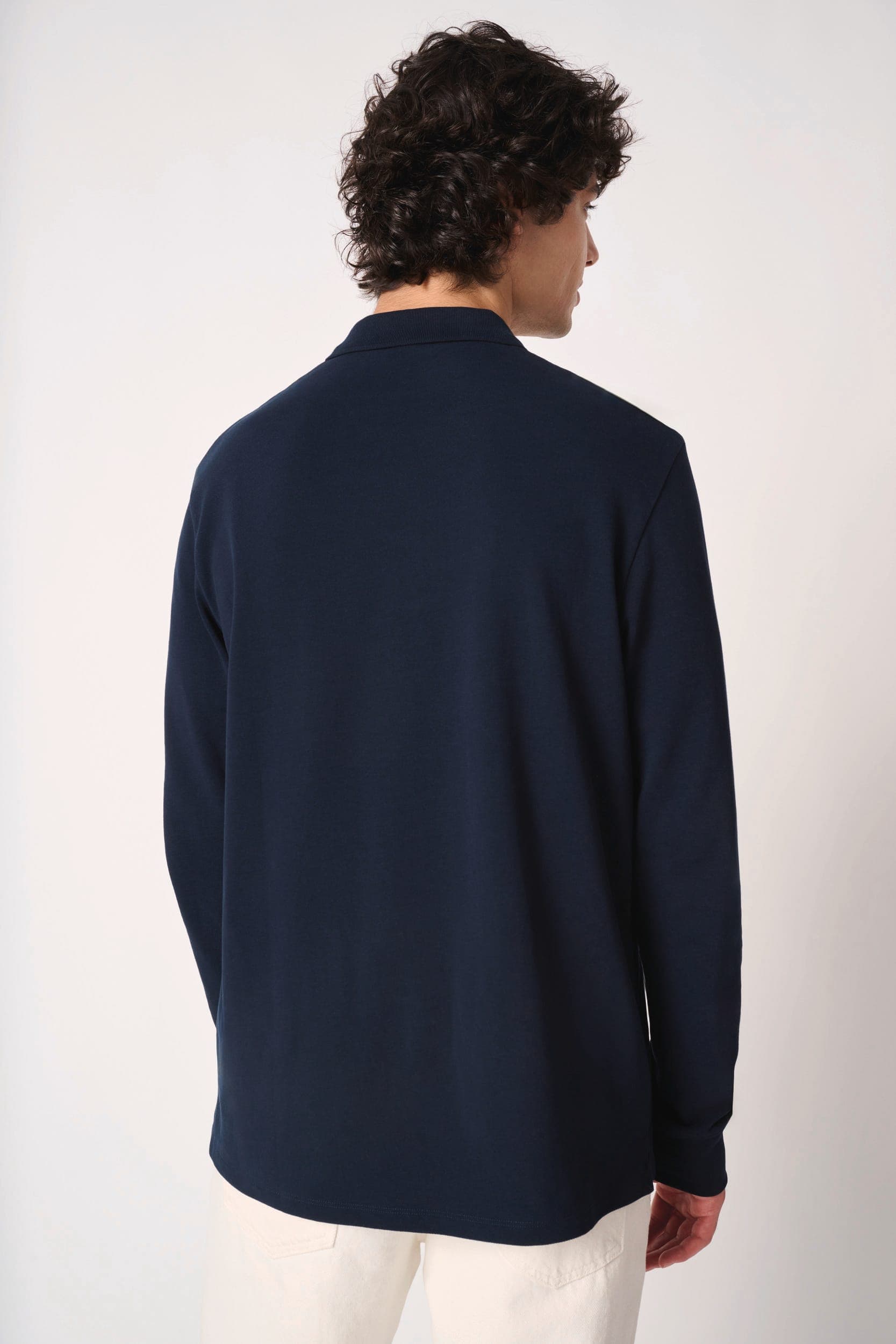 Polo piqué LSL homme en situation