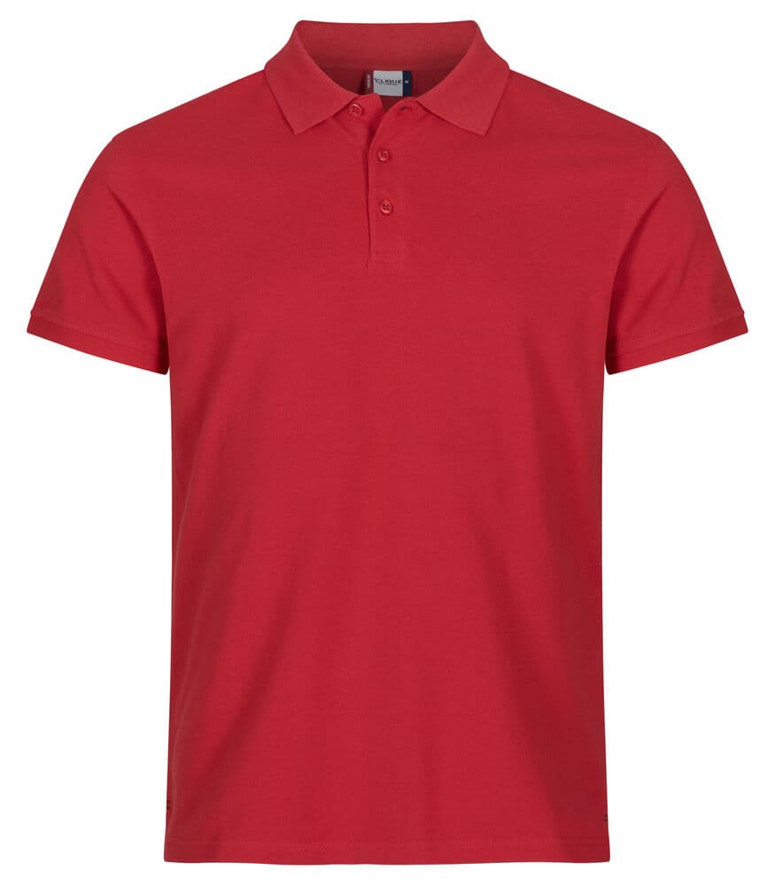 Clique Heavy Premium Polo coloris Rouge