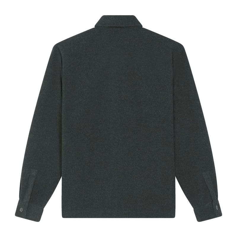 River unisex overshirt coloris Gris chiné foncé