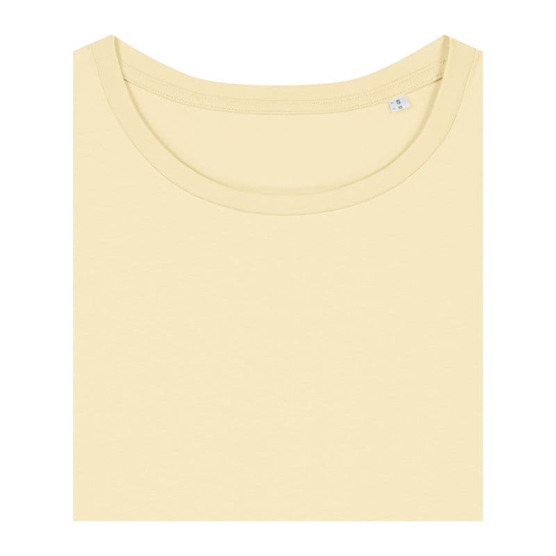 Stella Serena women's scoop neck t-shirt coloris Beurre