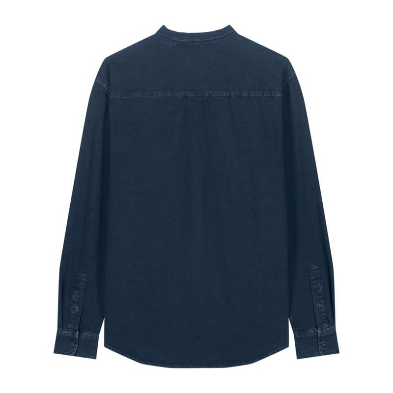 Worker unisex relaxed shirt coloris Marine G.dyed