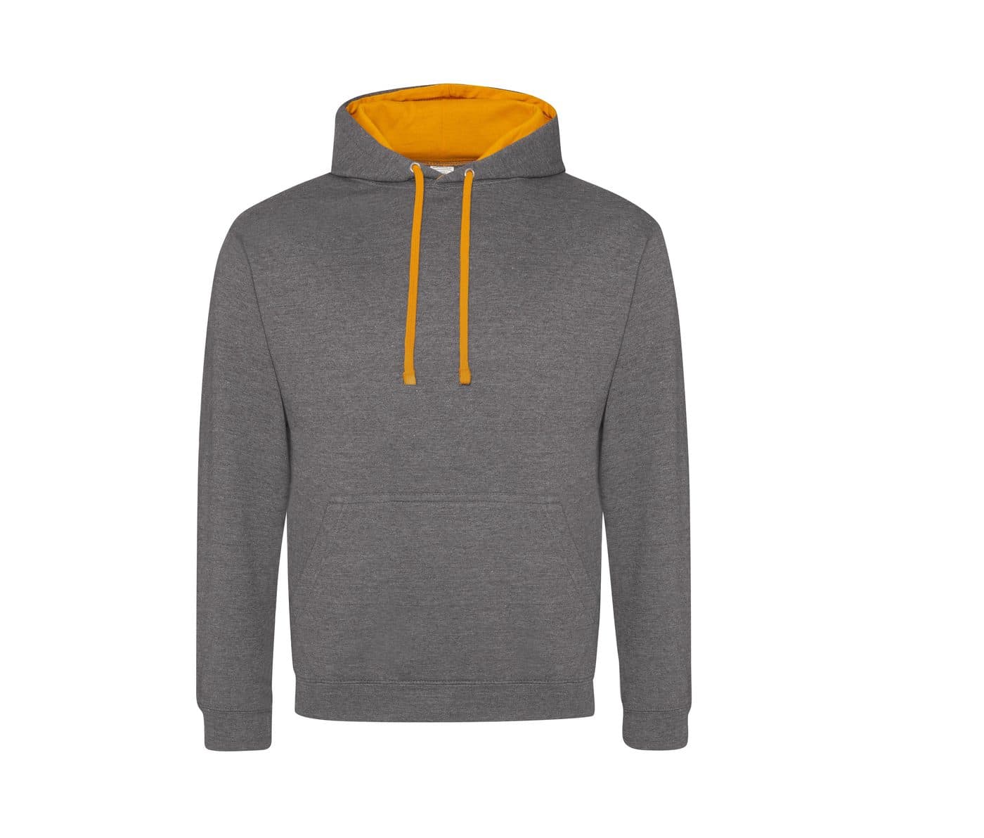 VARSITY HOODIE coloris Gris charbon / Orange crush