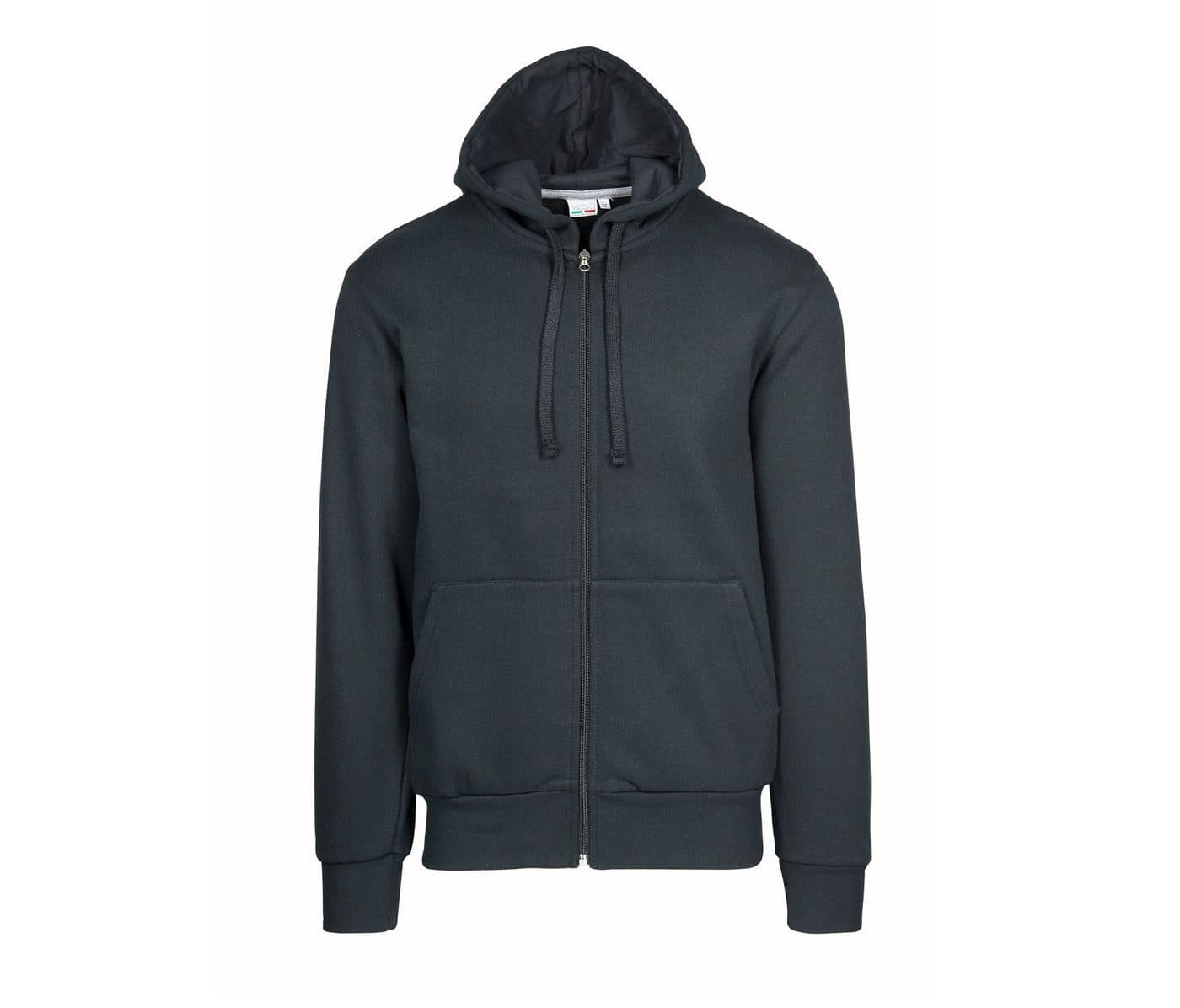 HOODED SWEAT JACKET coloris Noir