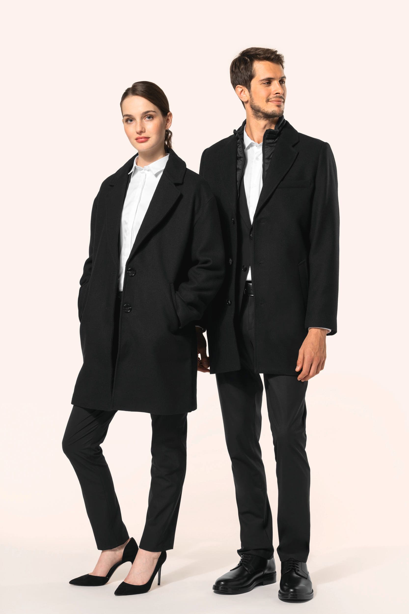 Manteau homme en situation