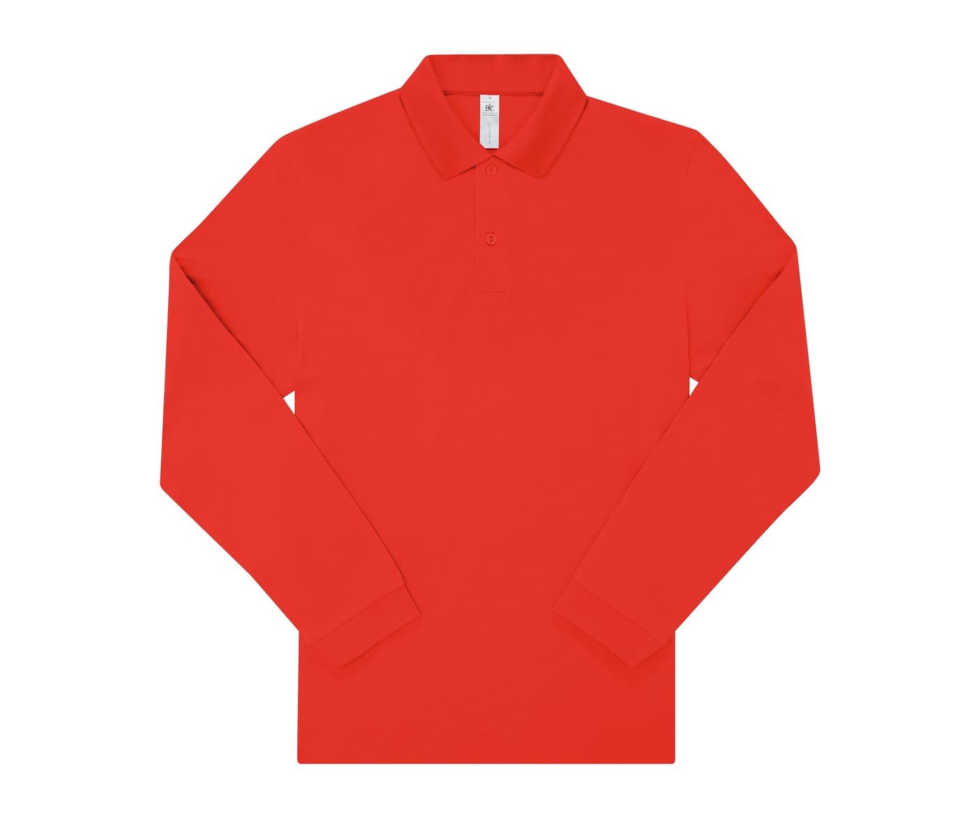B&C MY POLO 210 LSL coloris Rouge