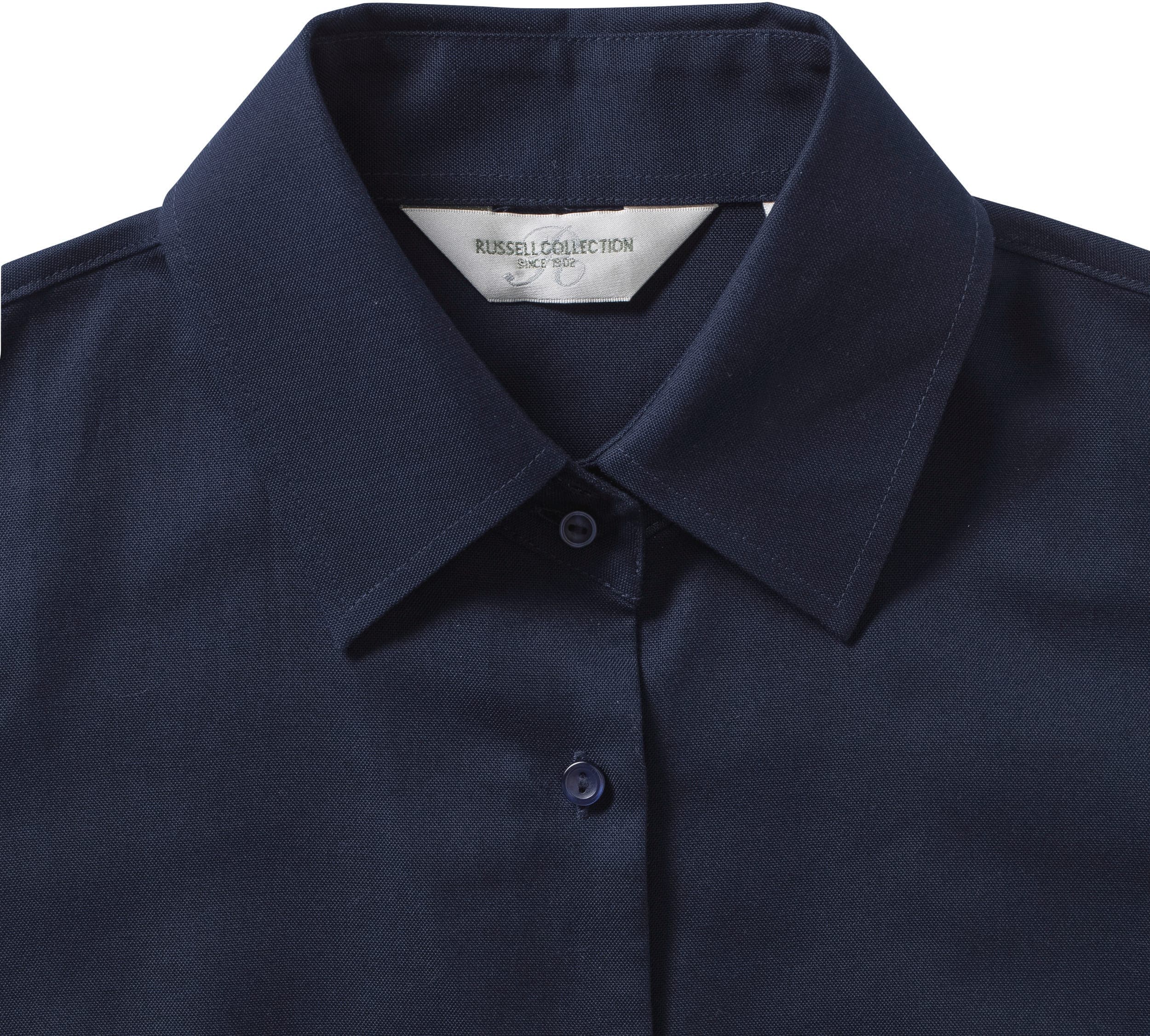 Chemise femme manches courtes Oxford en situation