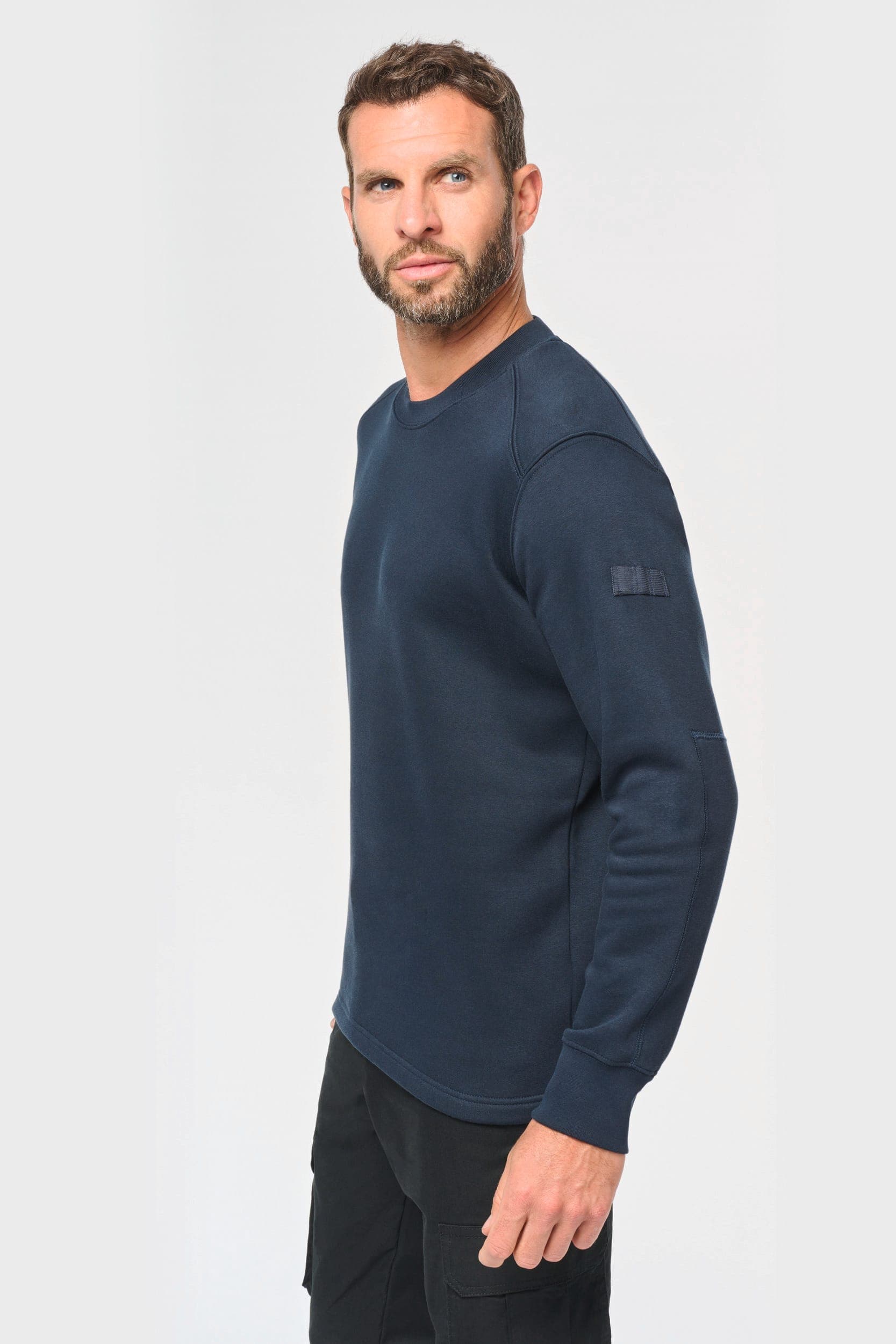 Sweat-shirt manches montées homme en situation