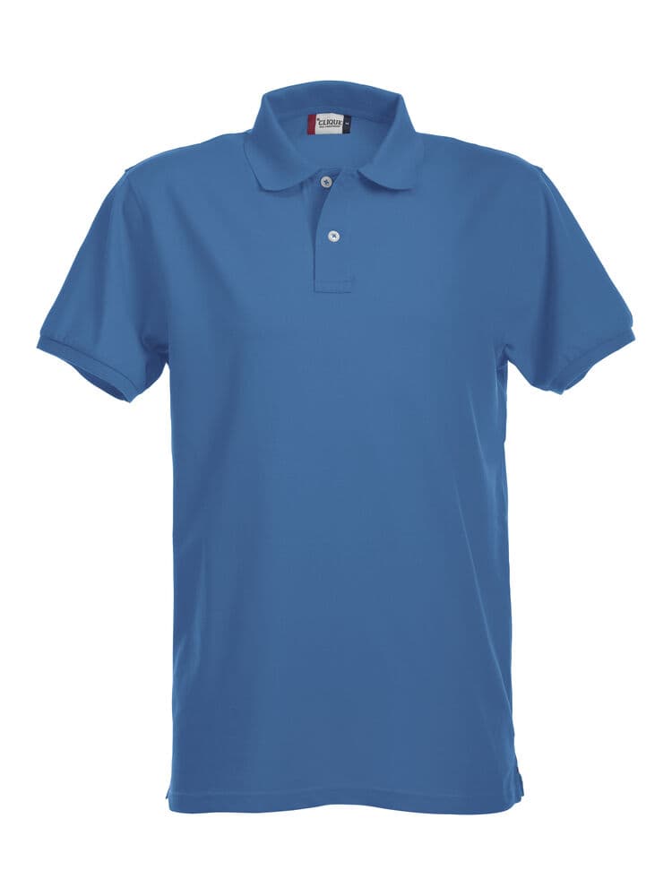 Clique Stretch Premium Polo coloris Bleu roi