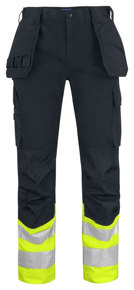 6534 PANTALON DE SIGNALISATION AVEC POCHES AUX GENOUX ET POCHES JEAN EN ISO 20471 CLASSE 1