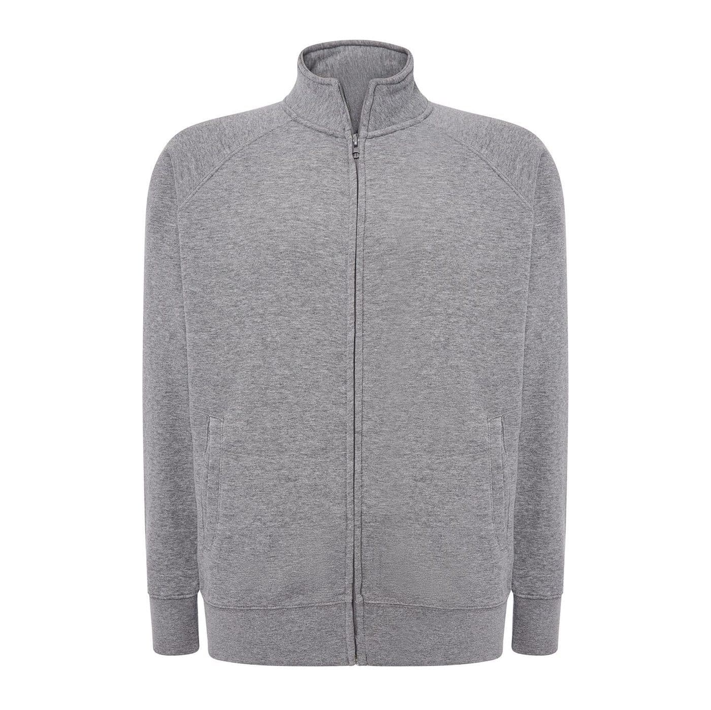 FULL ZIP SWEATSHIRT coloris Gris chiné