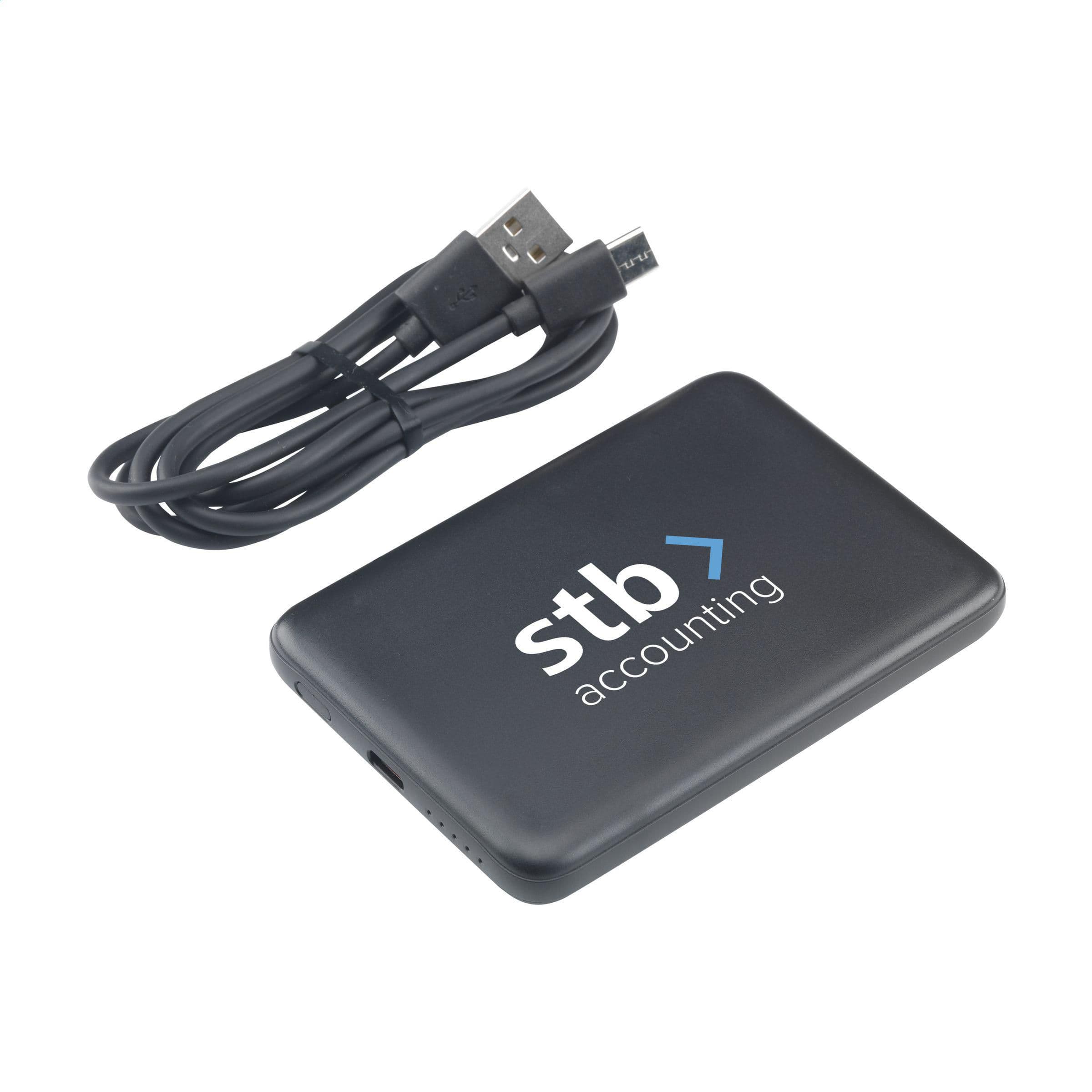 Optima powerbank magnétique GRS 5000mAh en situation
