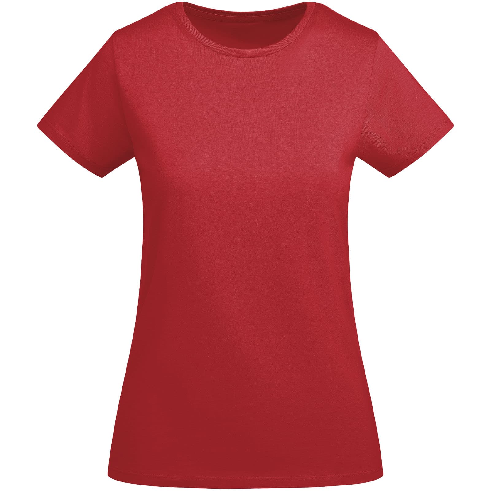 T-shirt de 175 g/m² Breda en coton organique à manches courtes pour femme coloris Rouge