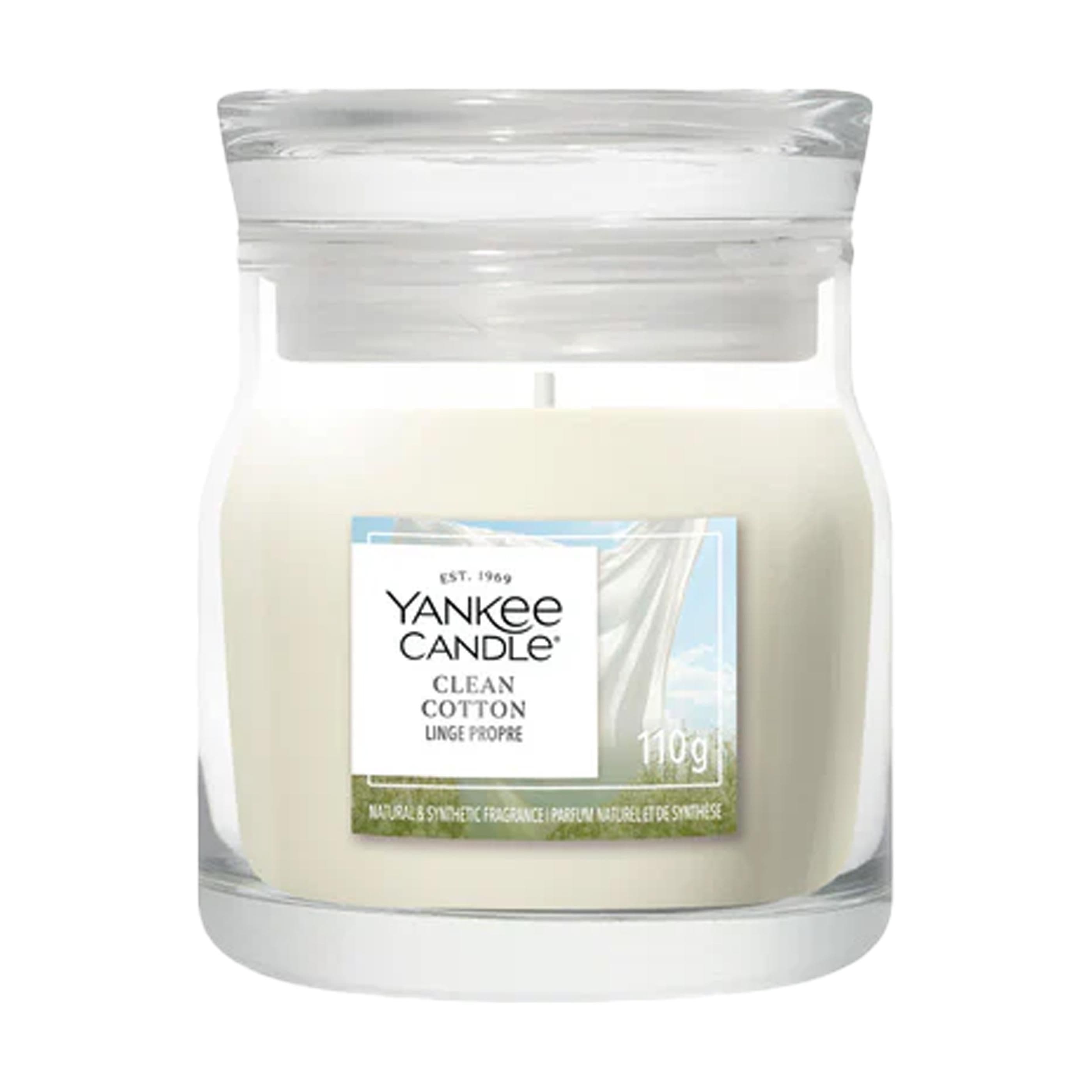 Bougie parfumée Yankee Candle Clean Cotton pot petit