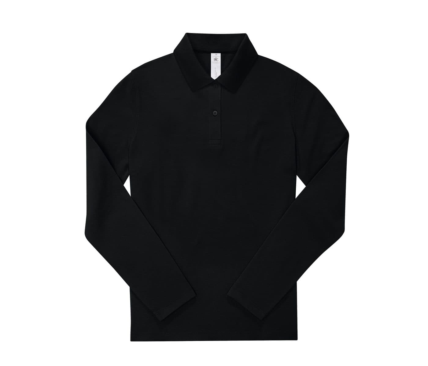 B&C MY POLO 180 LSL/WOMEN coloris Noir