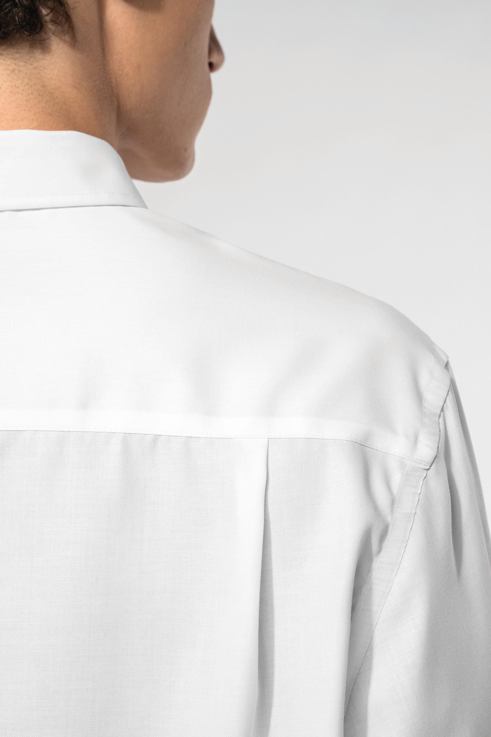 Chemise manches longues sans repassage en situation