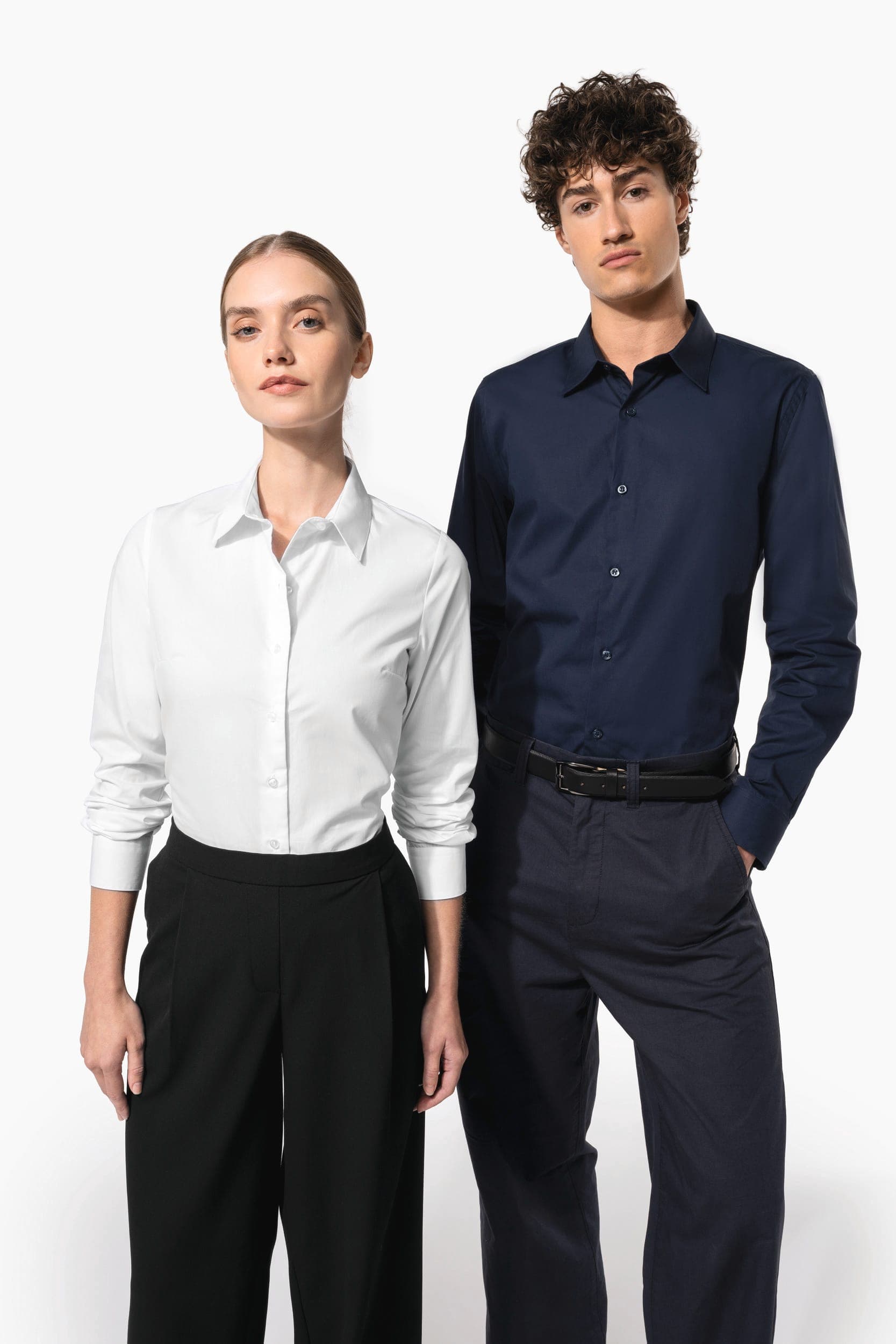 Chemise popeline manches longues homme en situation