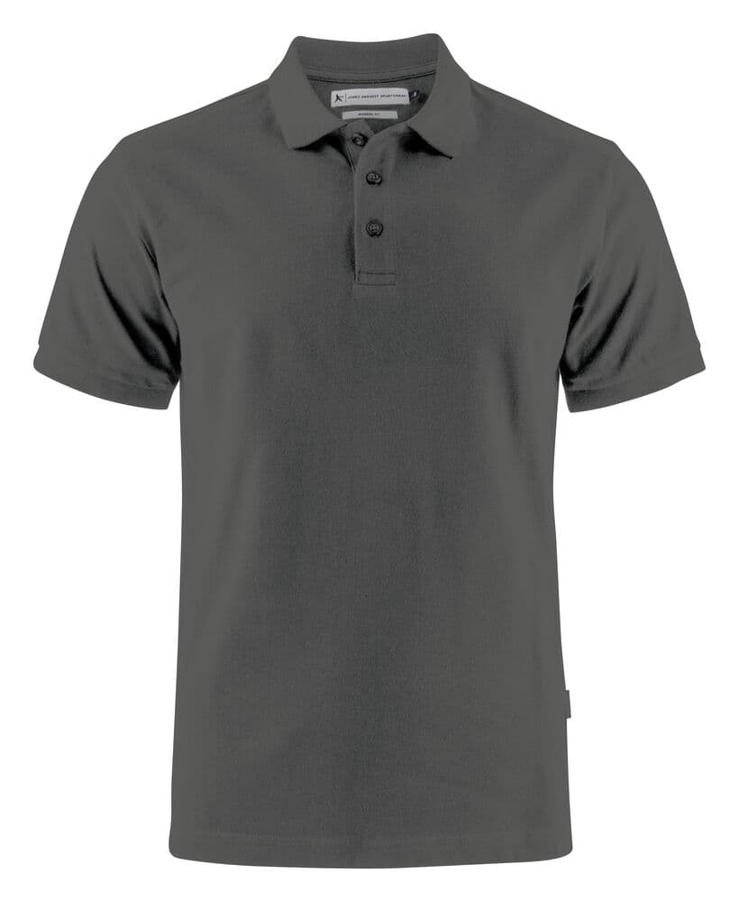 Neptune Polo Piqué Coupe Regular Fit Hommes coloris Anthracite