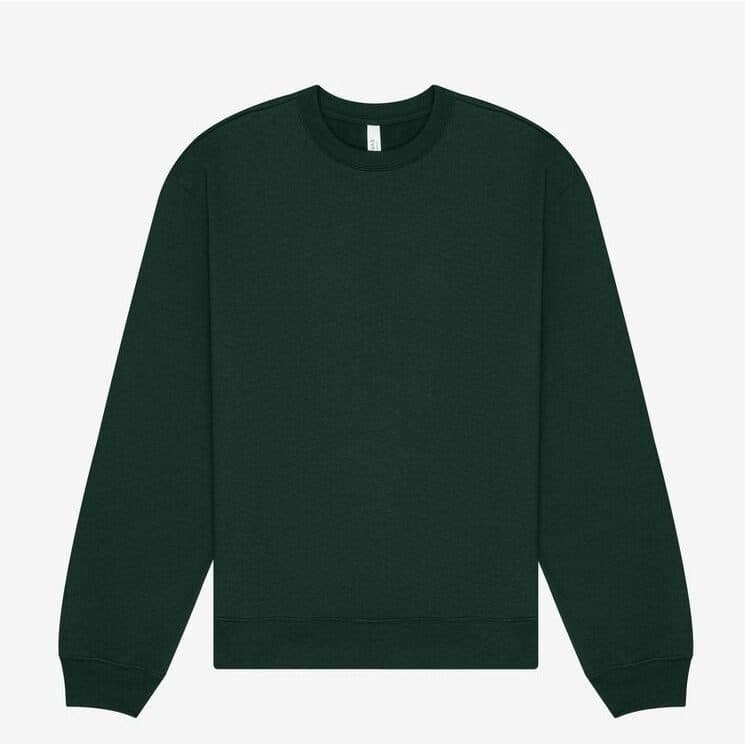 UNISEX CREWNECK HEAVY SWEATSHIRT coloris Vert forêt