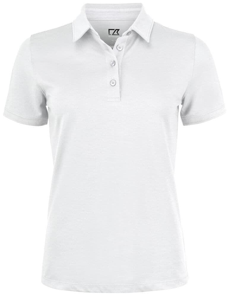 Polo Cutter & Buck Oceanside Stretch femme coloris Blanc