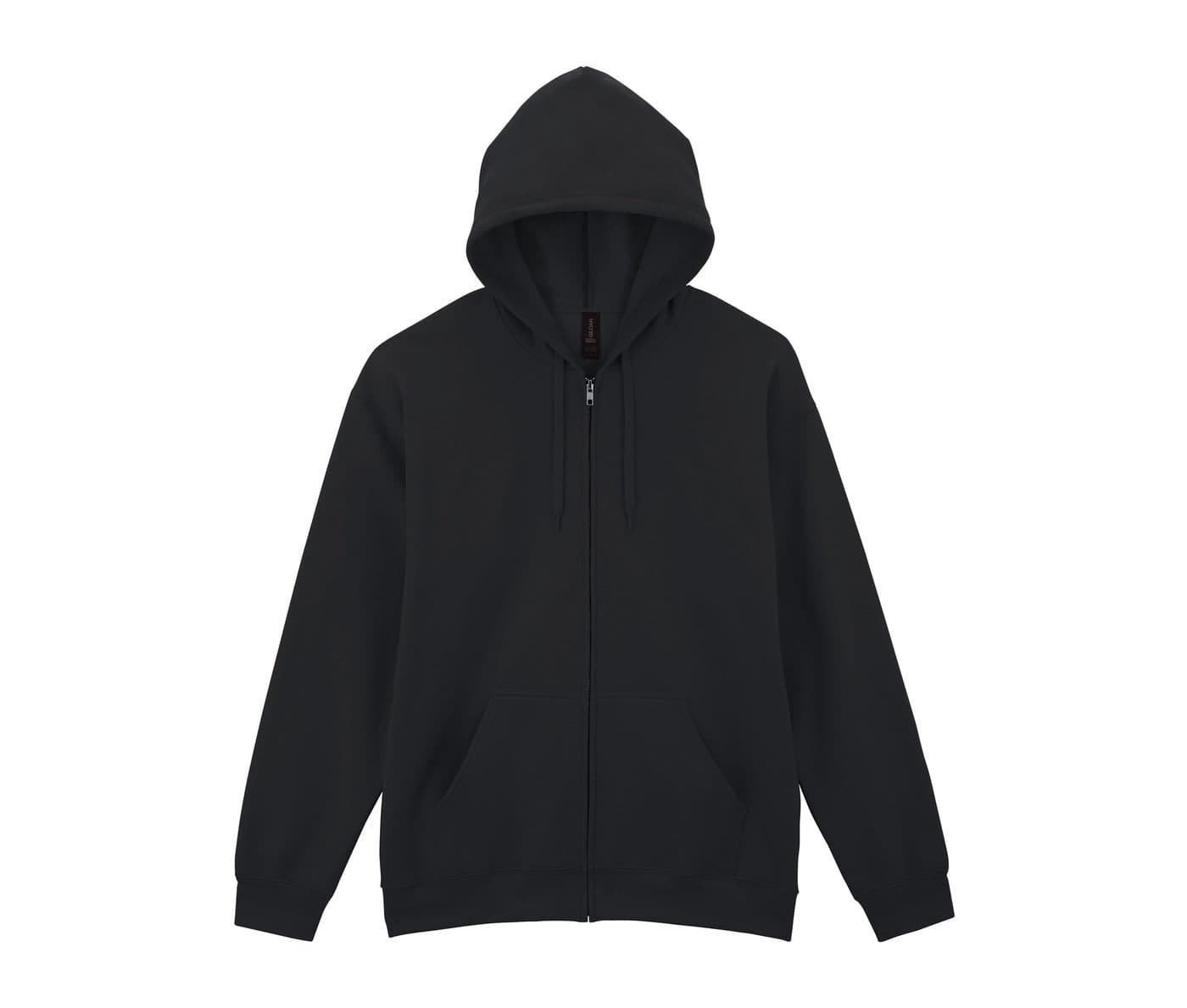 SOFTSTYLE MIDWEIGHT FLEECE ADULT FULL ZIP HOODED SWEATSHIRT
