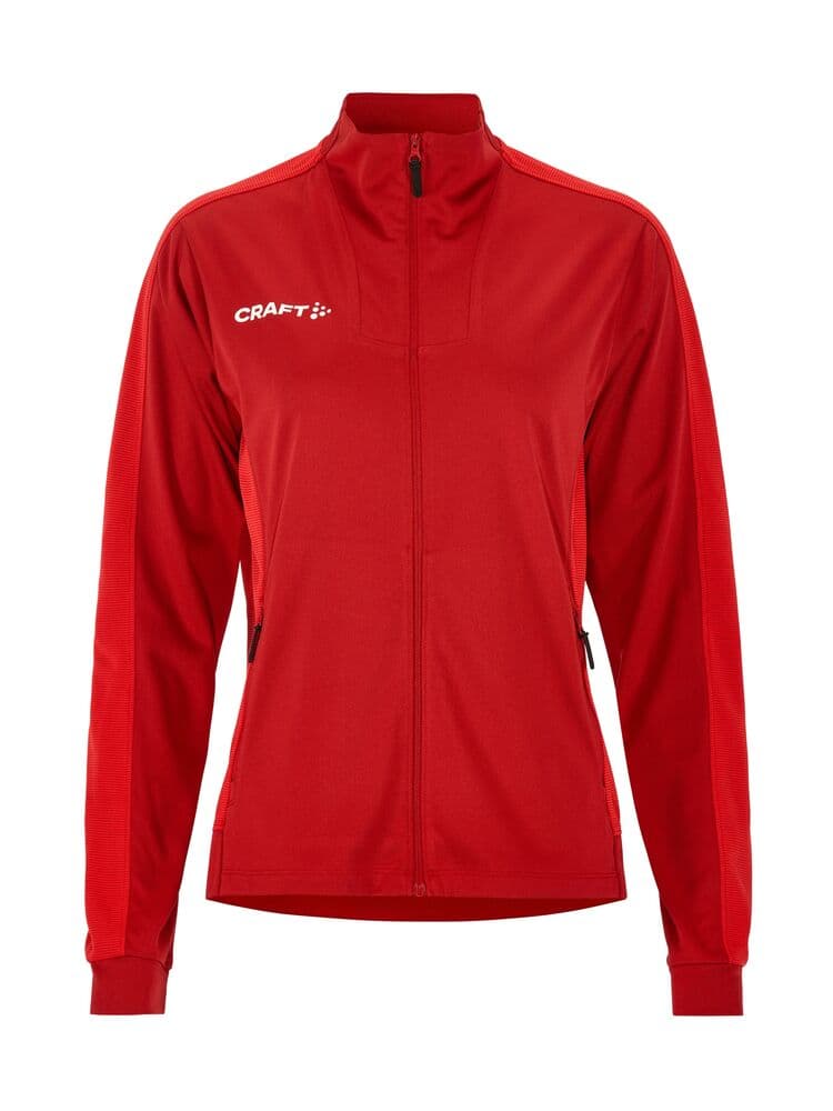 Craft Evolve 2.0 contrast full zip jacket w coloris Rouge
