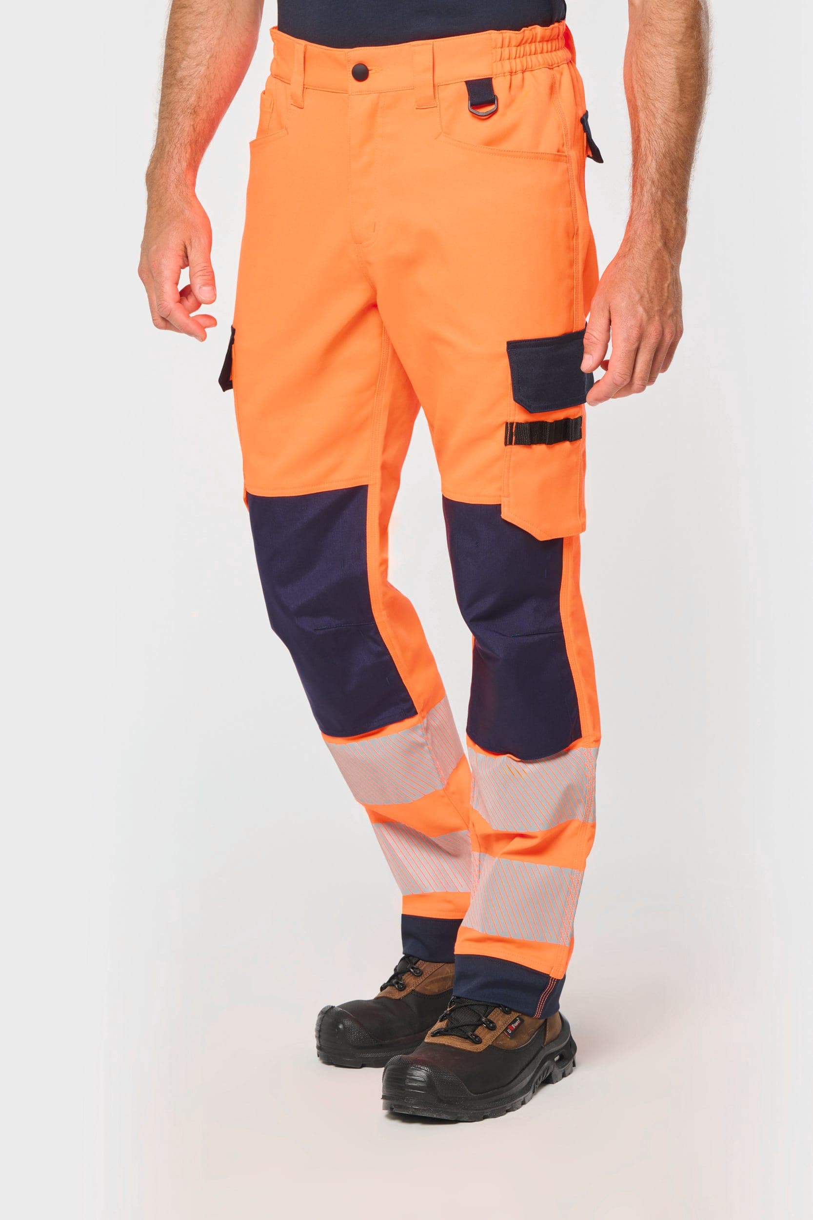Pantalon de sécurité recyclé multipoches unisexe
