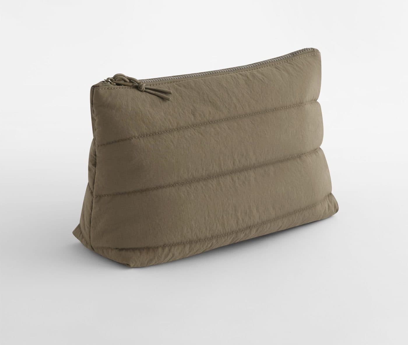 QUILTED ACCESSORY CASE coloris Vert terreux