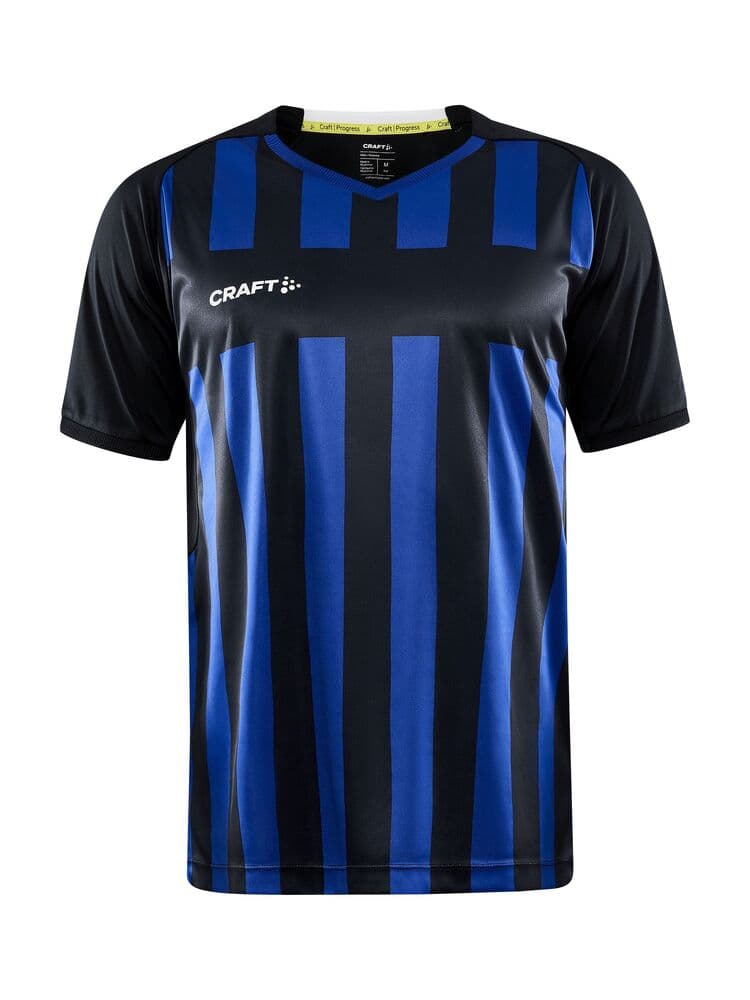 Craft Progress 2.0 stripe jersey m coloris Noir / Bleu