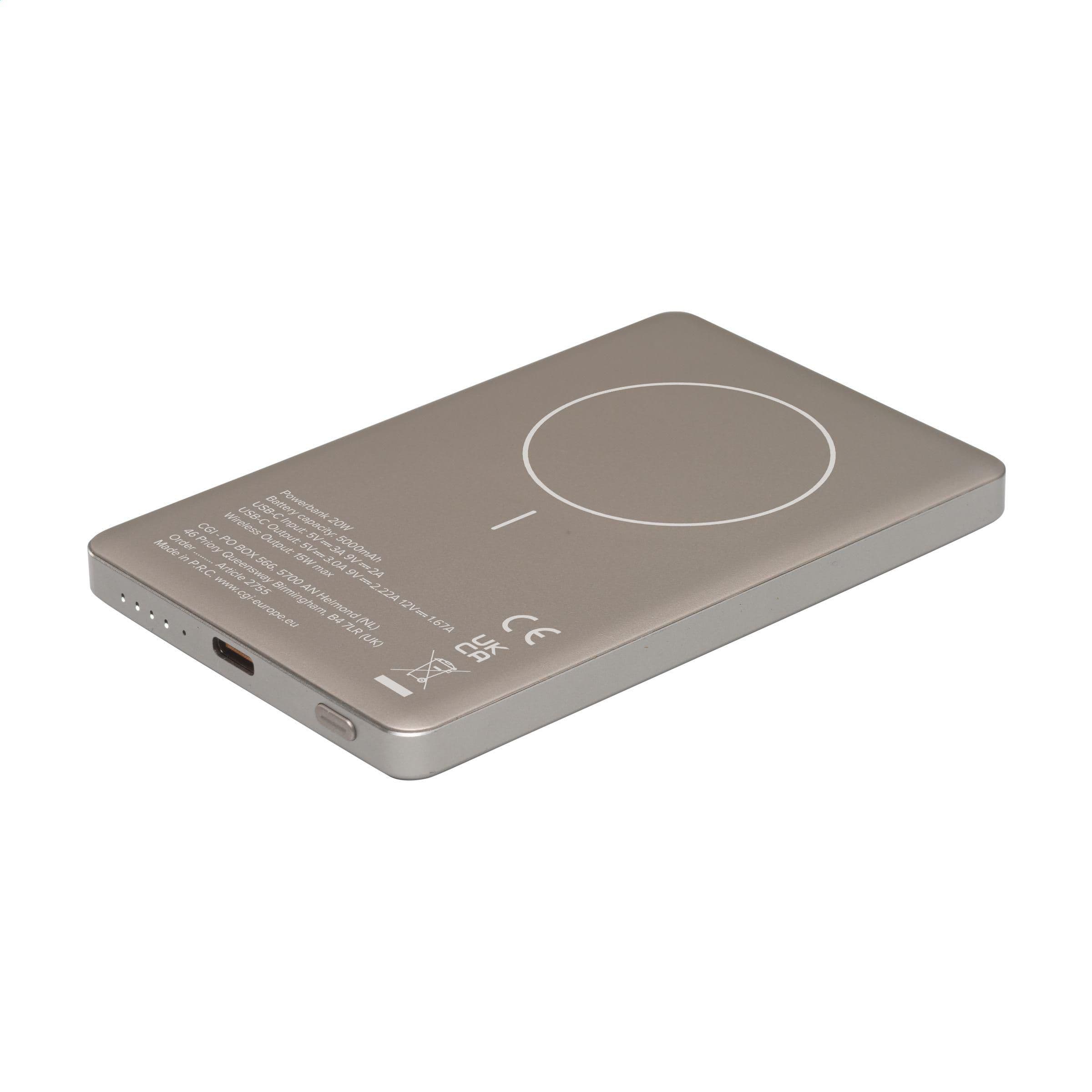 Powerbank Wireless RCS alu recyclé Magsafe 5000