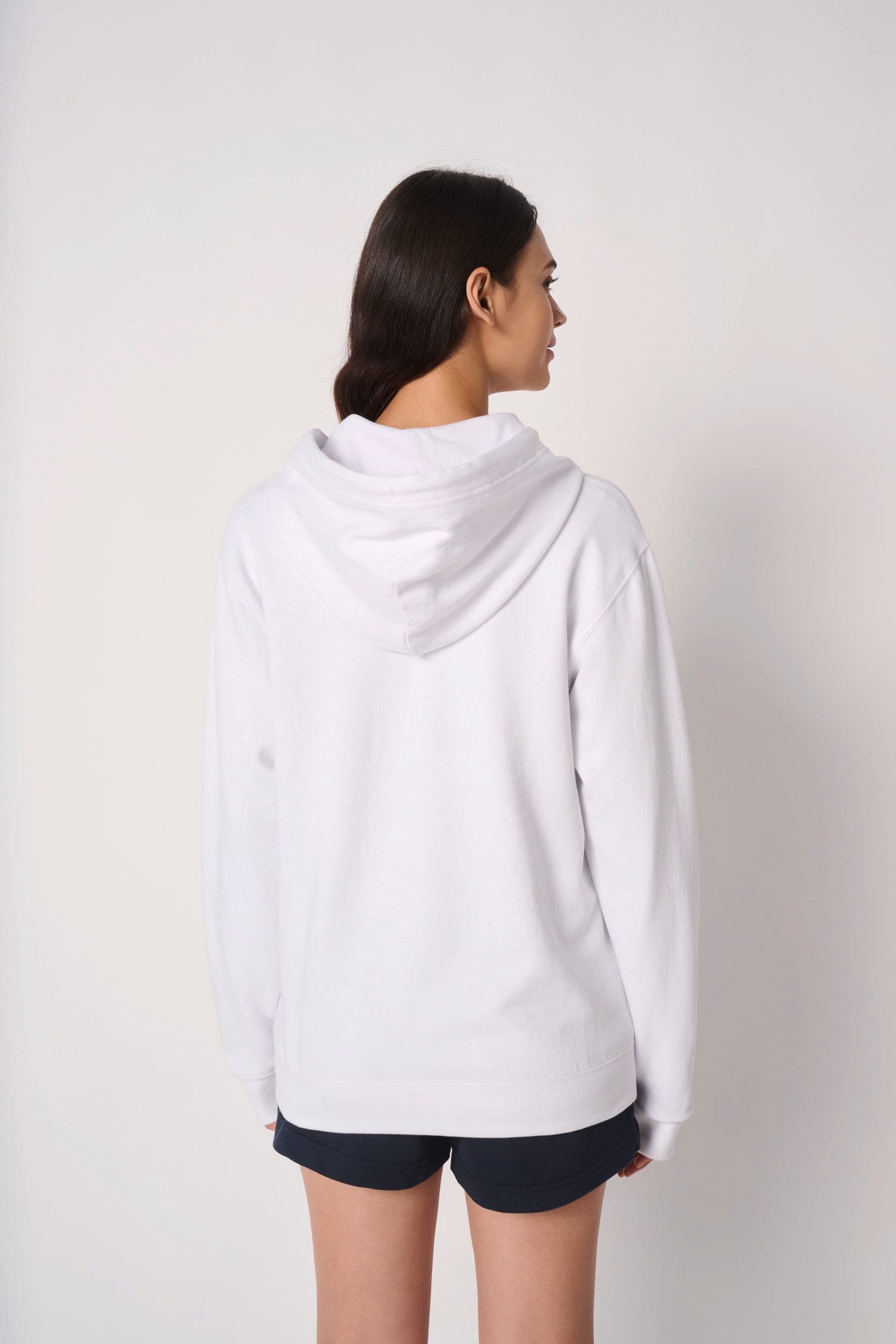 Sweat-shirt à capuche unisexe en situation